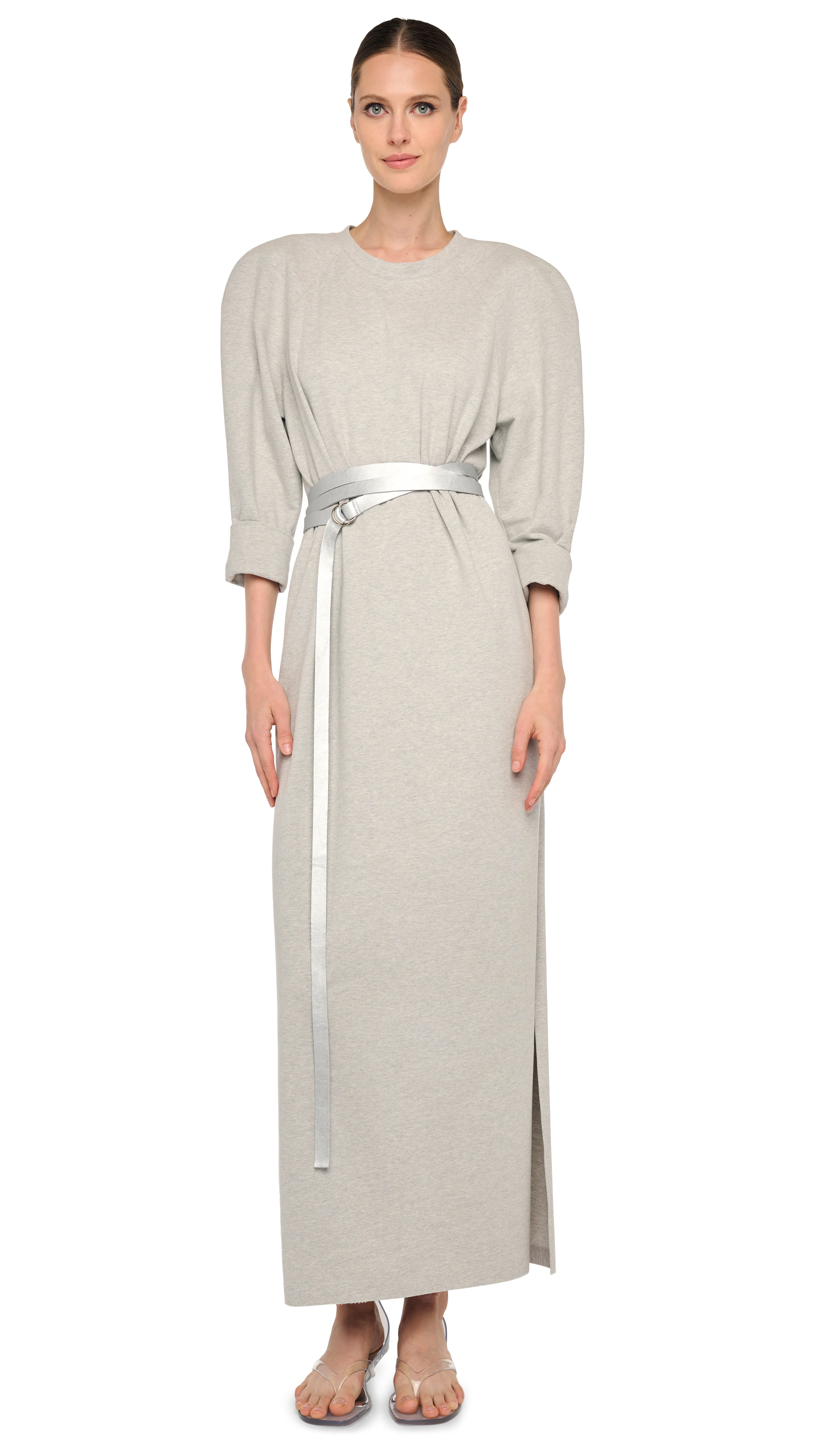 BOMBER 1980S LONG DRESS