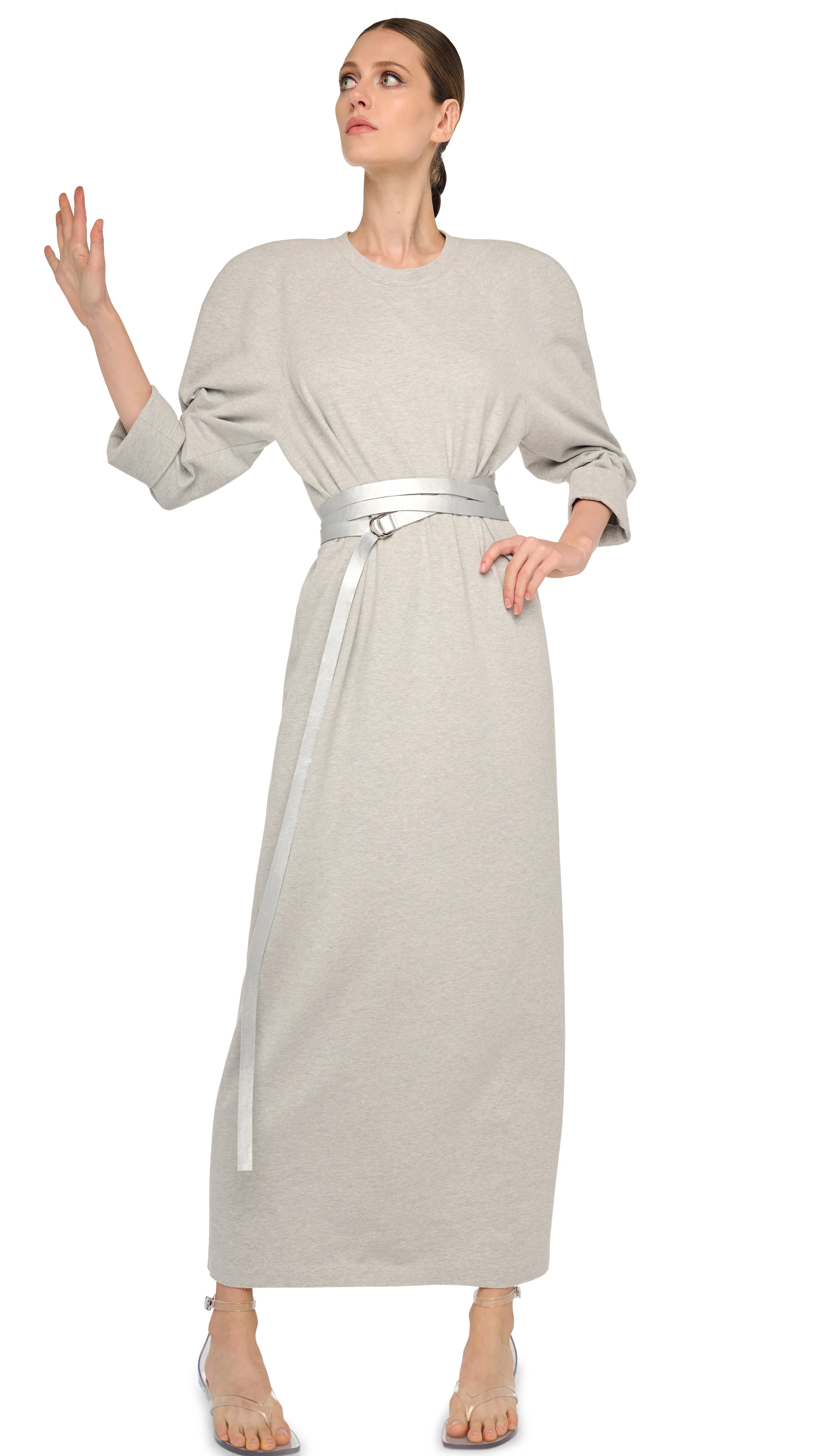 BOMBER 1980S LONG DRESS - Image 6