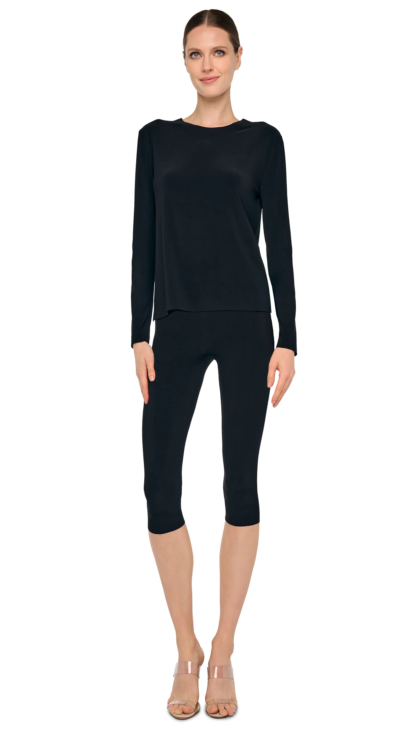 CROPPED LONG SLEEVE T