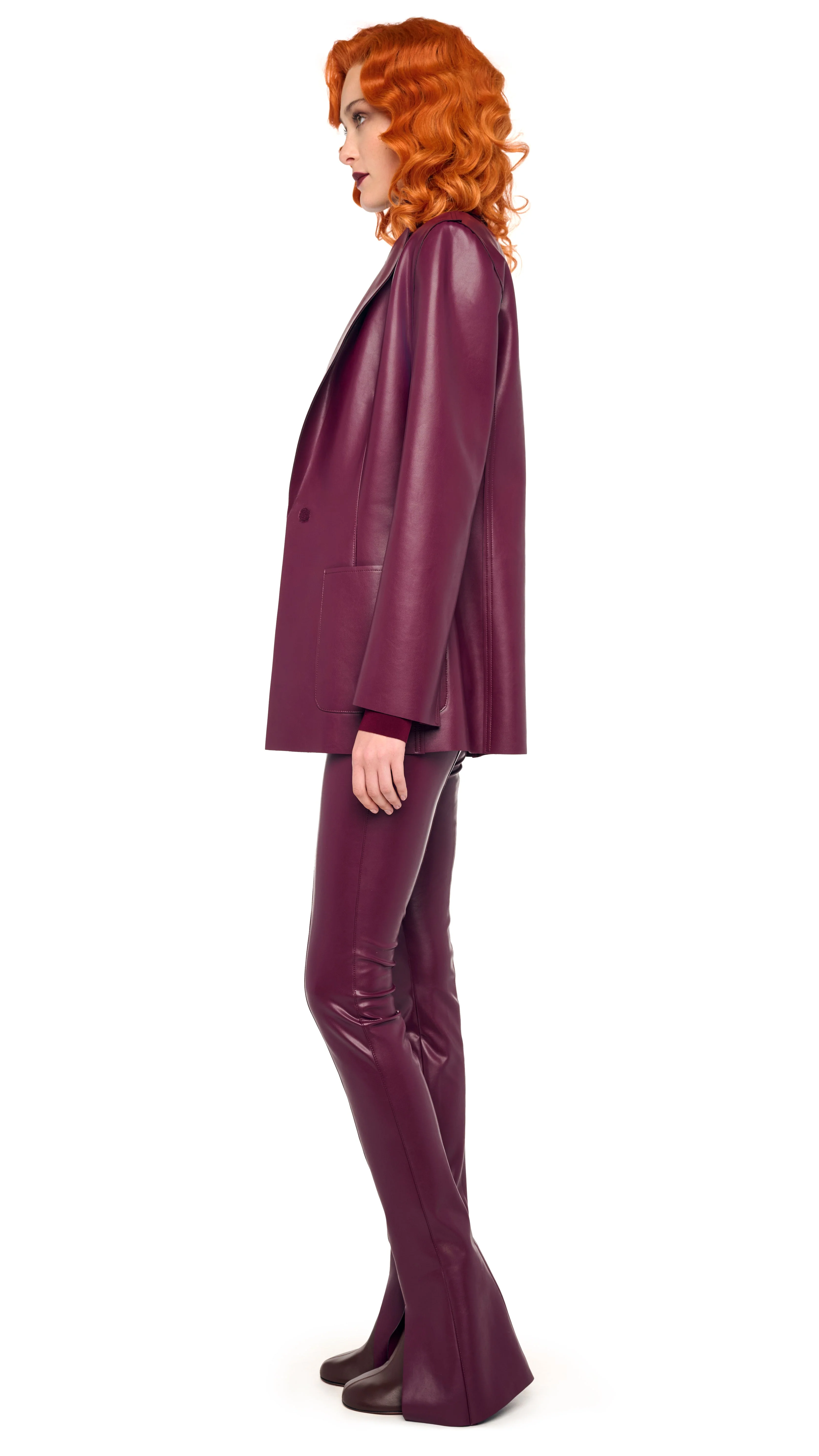 EASY FIT SINGLE BREASTED JACKET W/ PATCH POCKET - Image 2