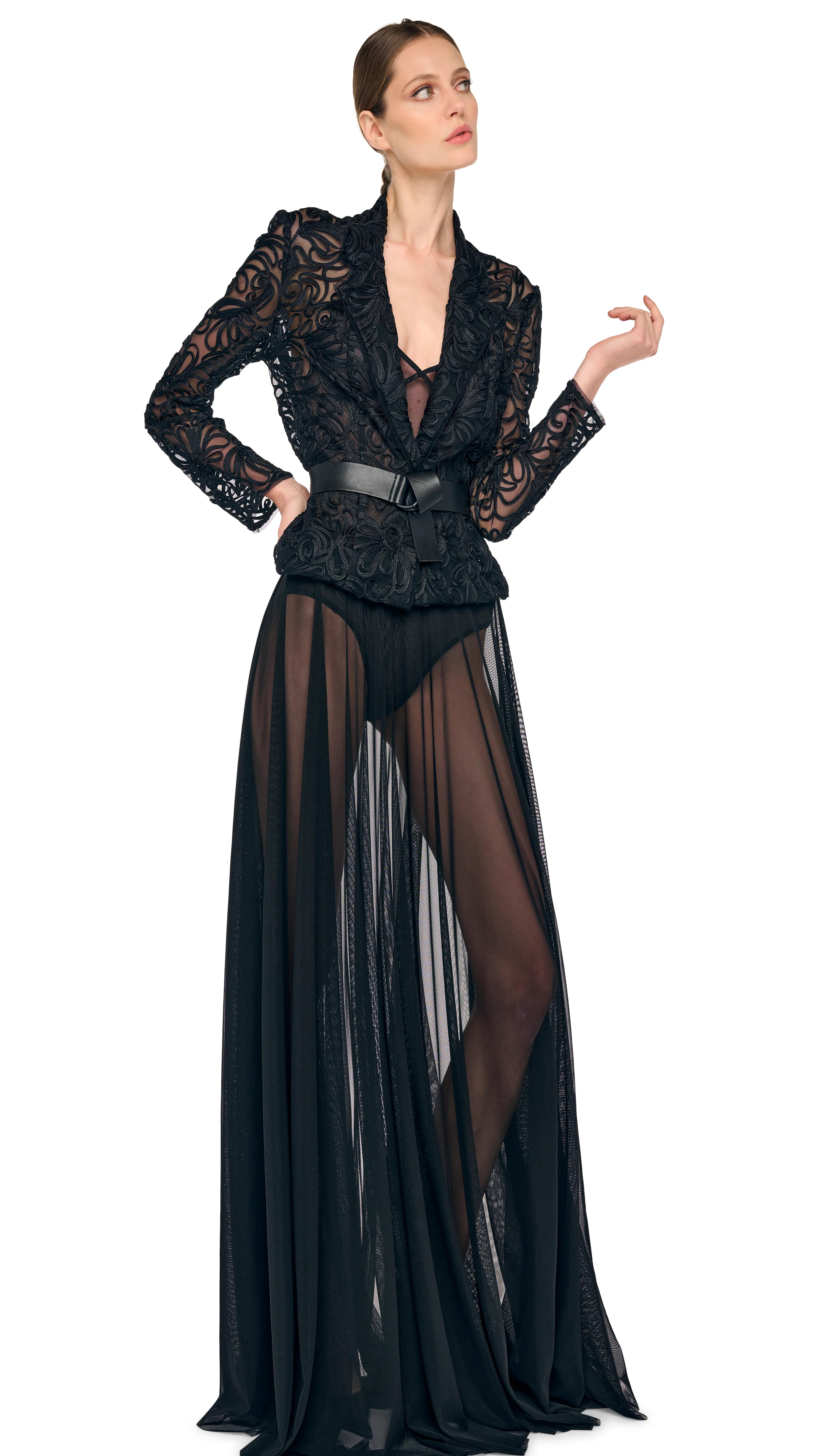 FLARED SKIRT TO FLOOR - Image 10