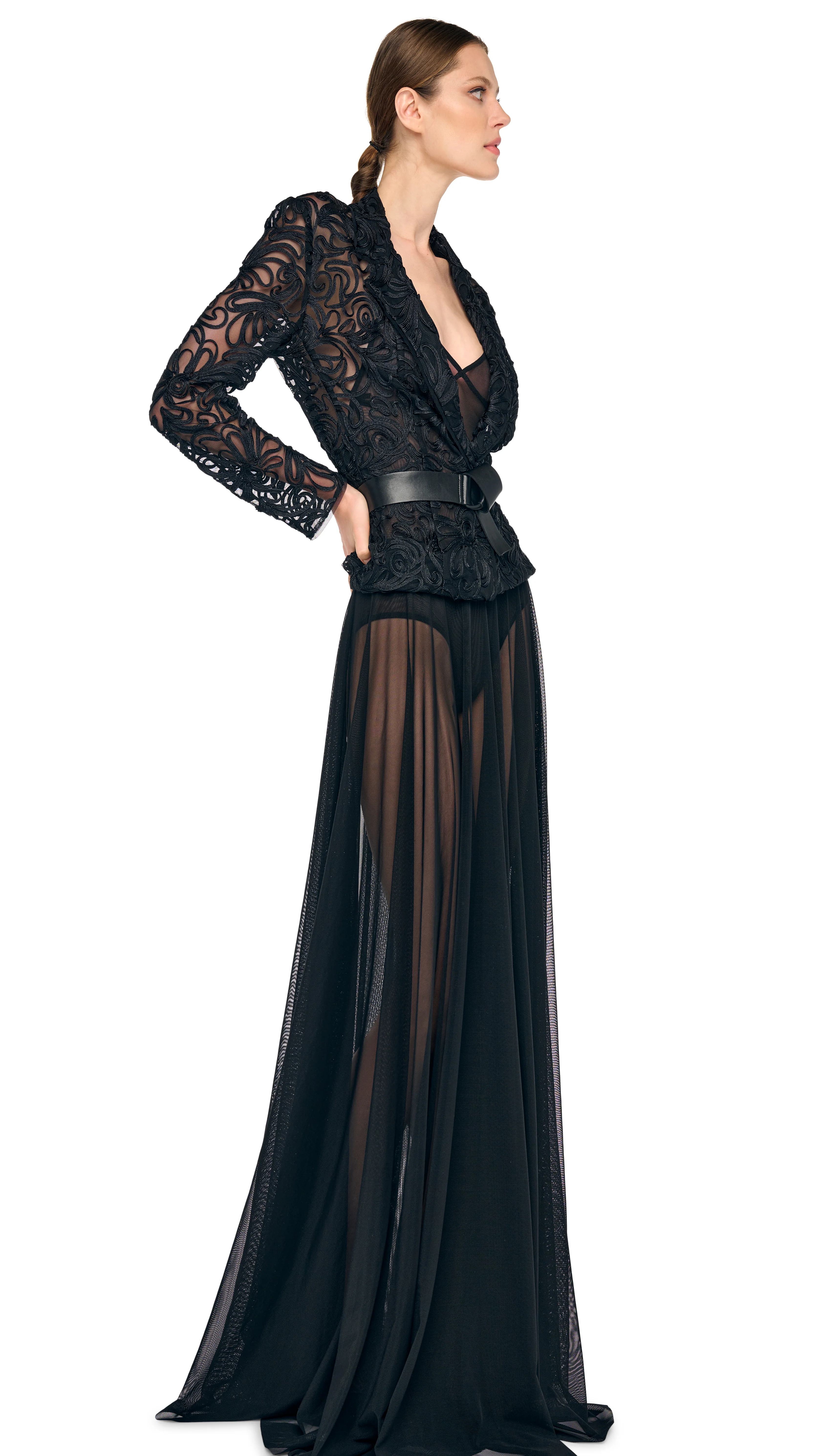 FLARED SKIRT TO FLOOR - Image 12