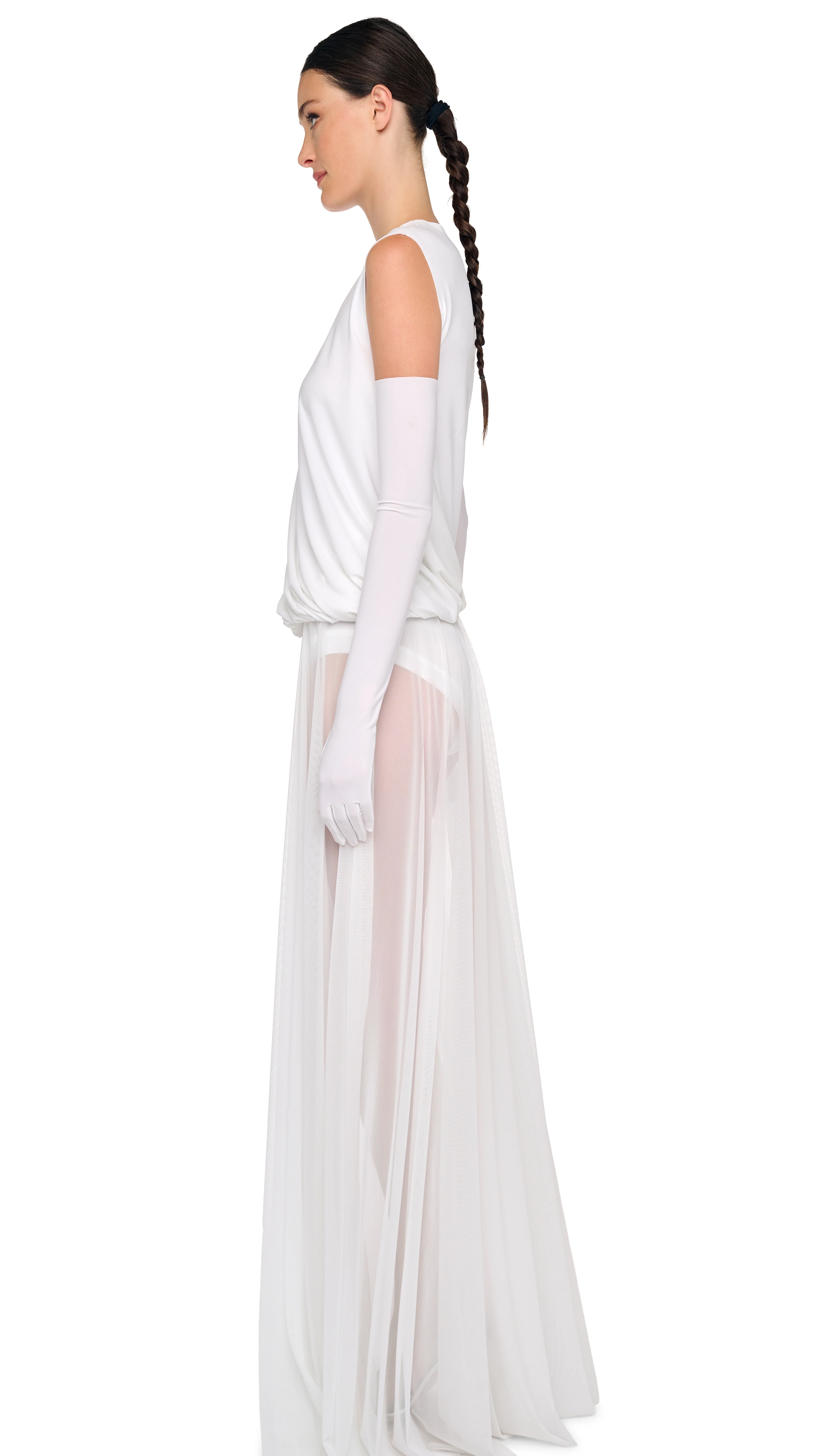 FLARED SKIRT TO FLOOR - Image 2