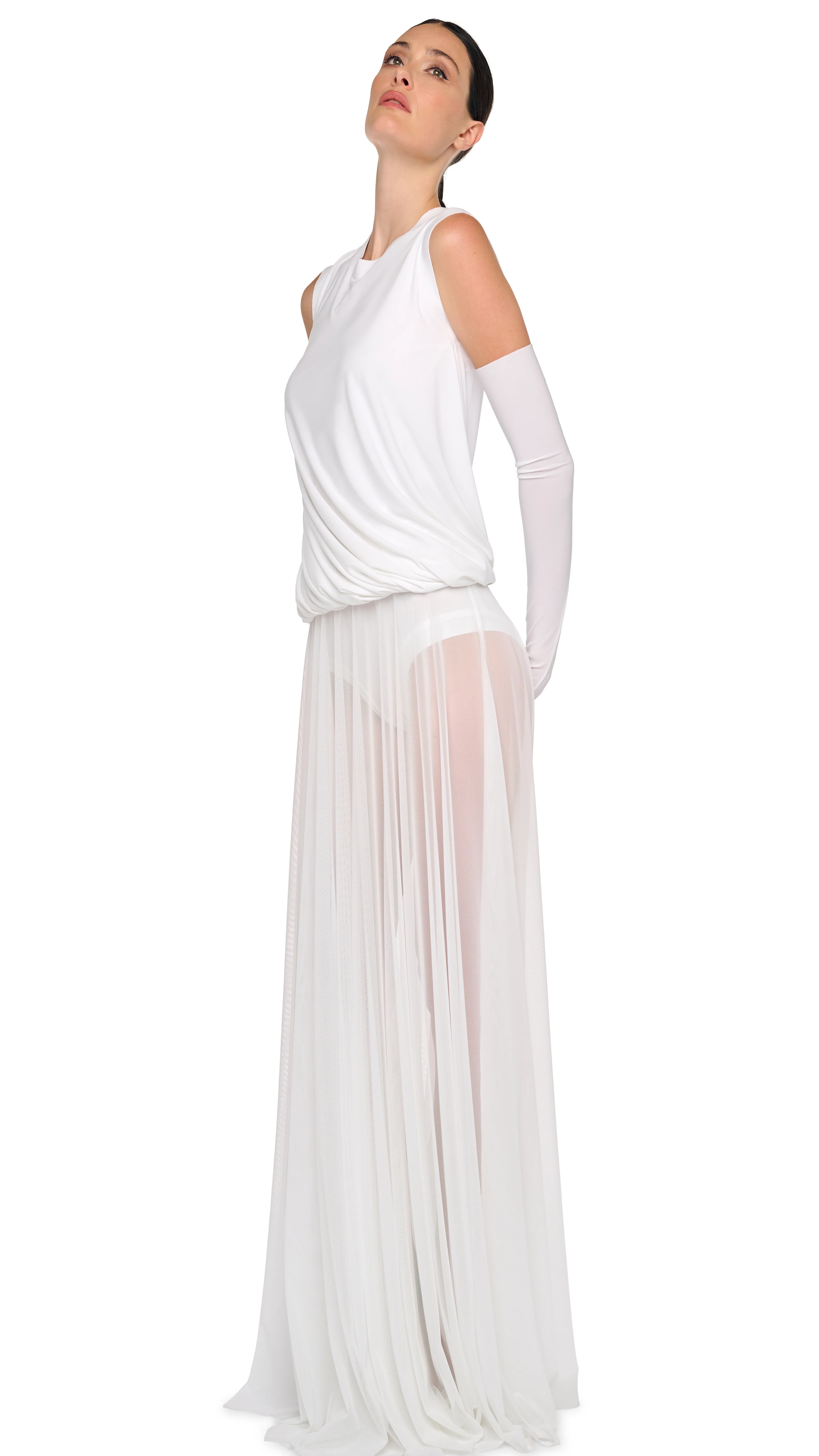 FLARED SKIRT TO FLOOR - Image 5