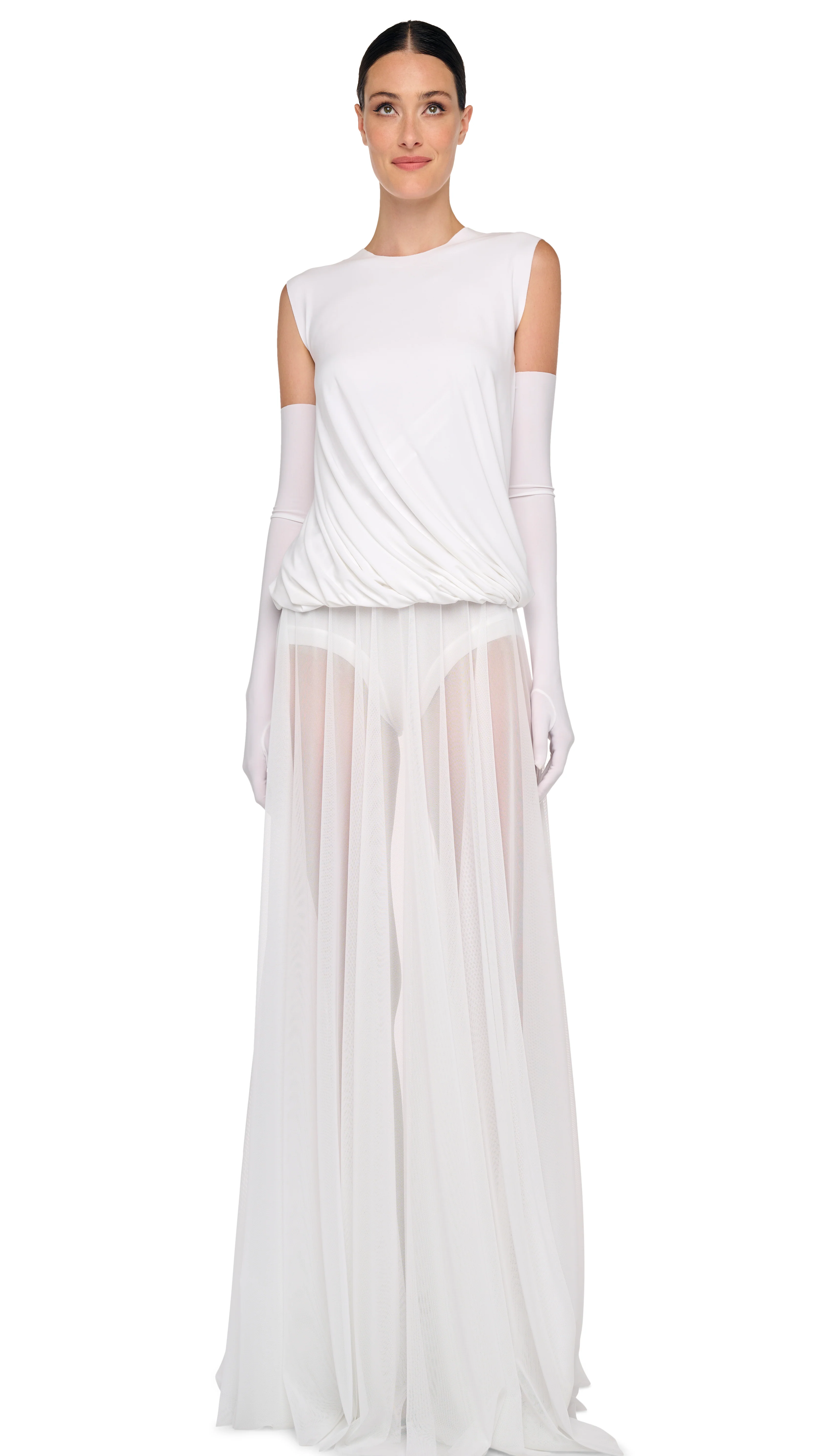 FLARED SKIRT TO FLOOR - Image 7