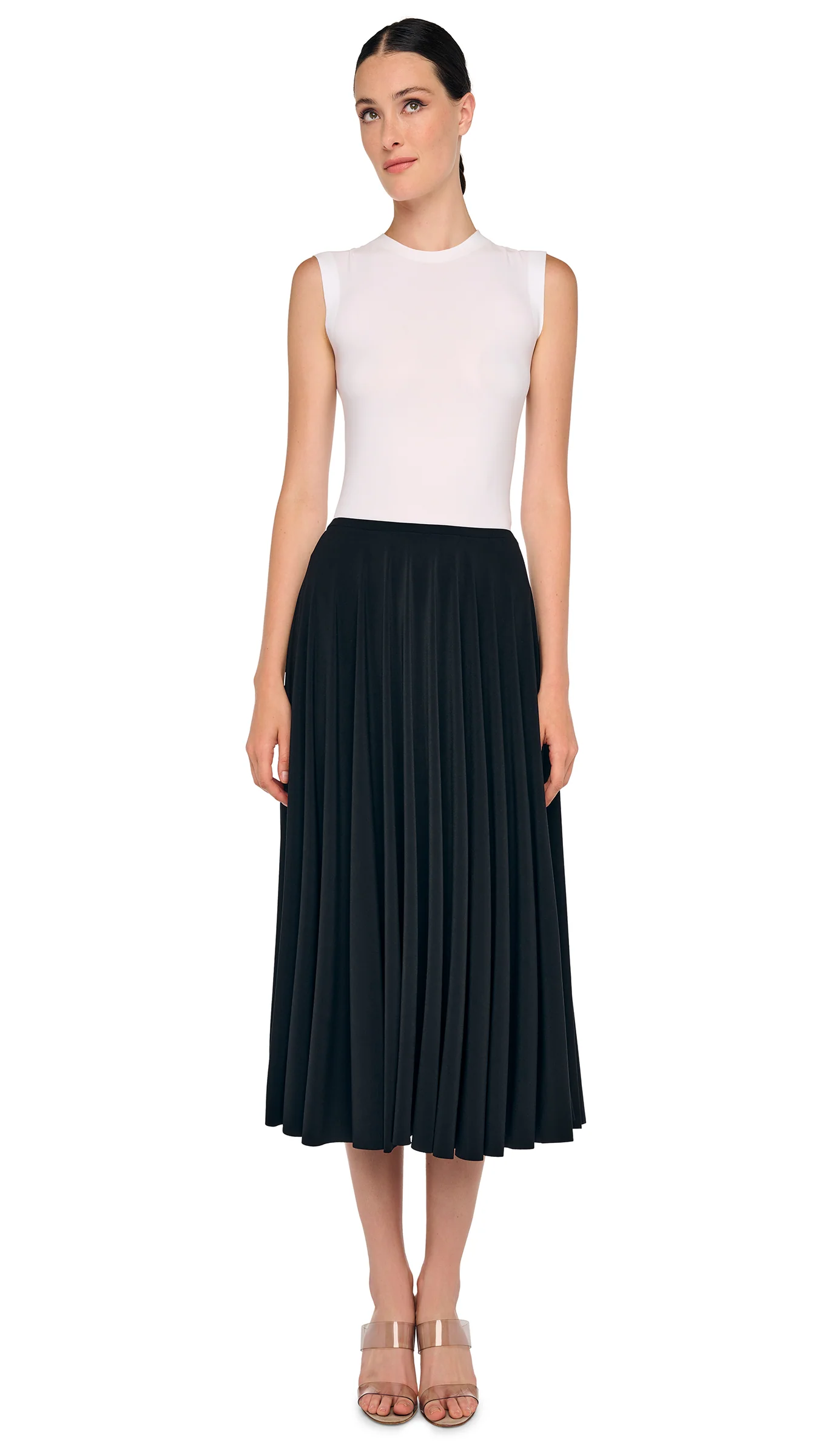 FLARED SKIRT TO MIDCALF