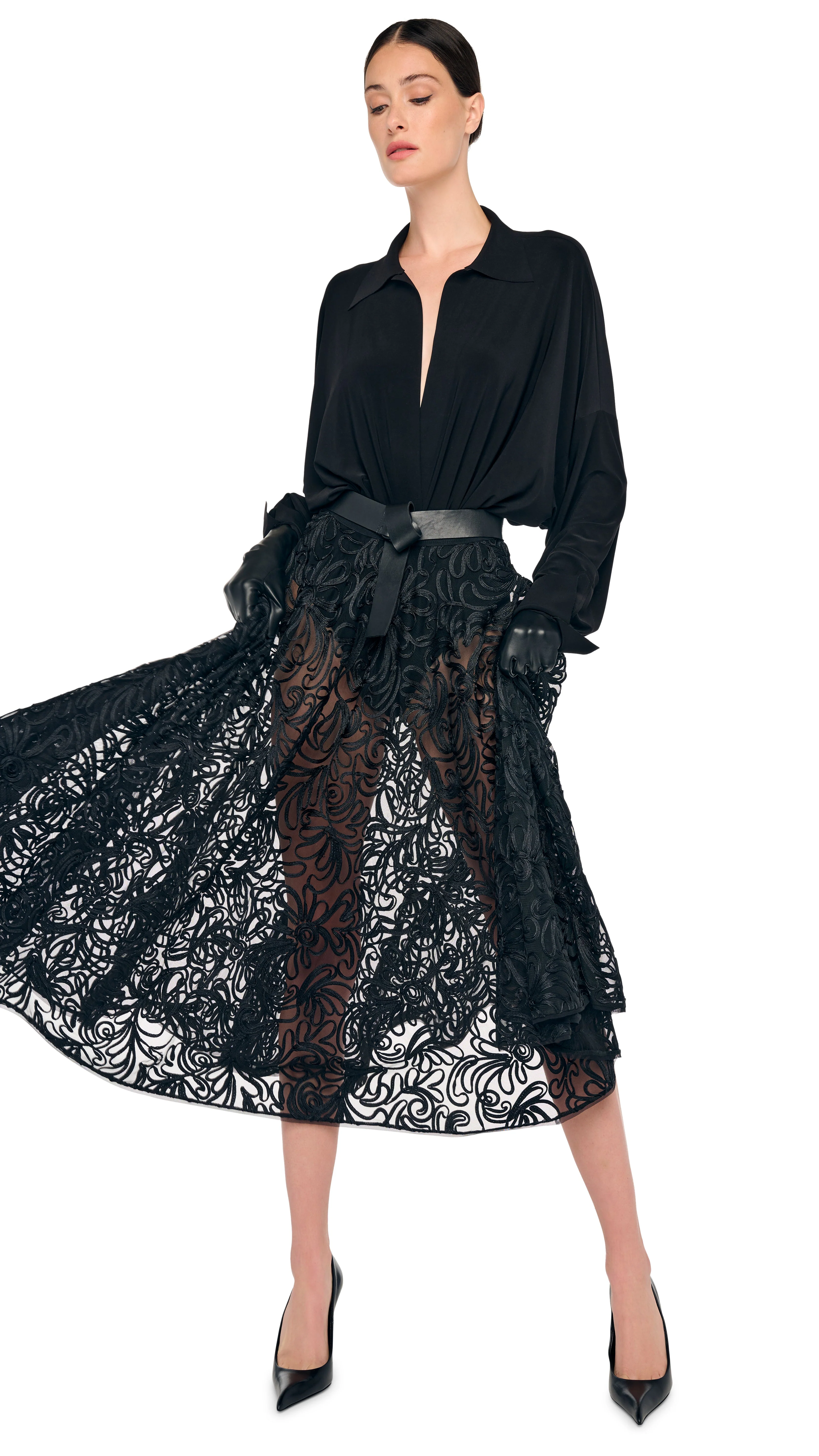 FLARED SKIRT TO MIDCALF - Image 5