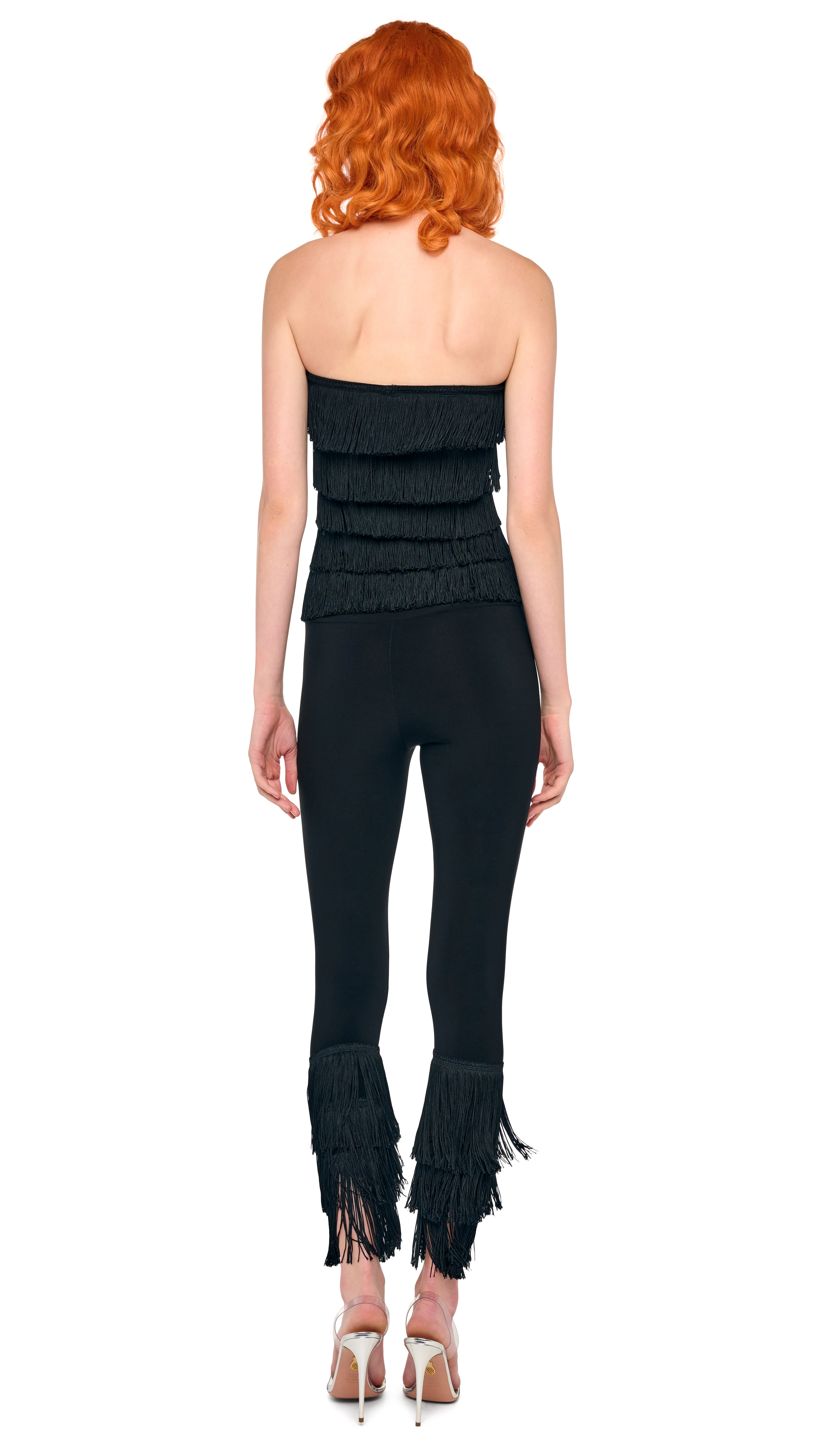 FRINGE HEM CROPPED LEGGING - Image 3