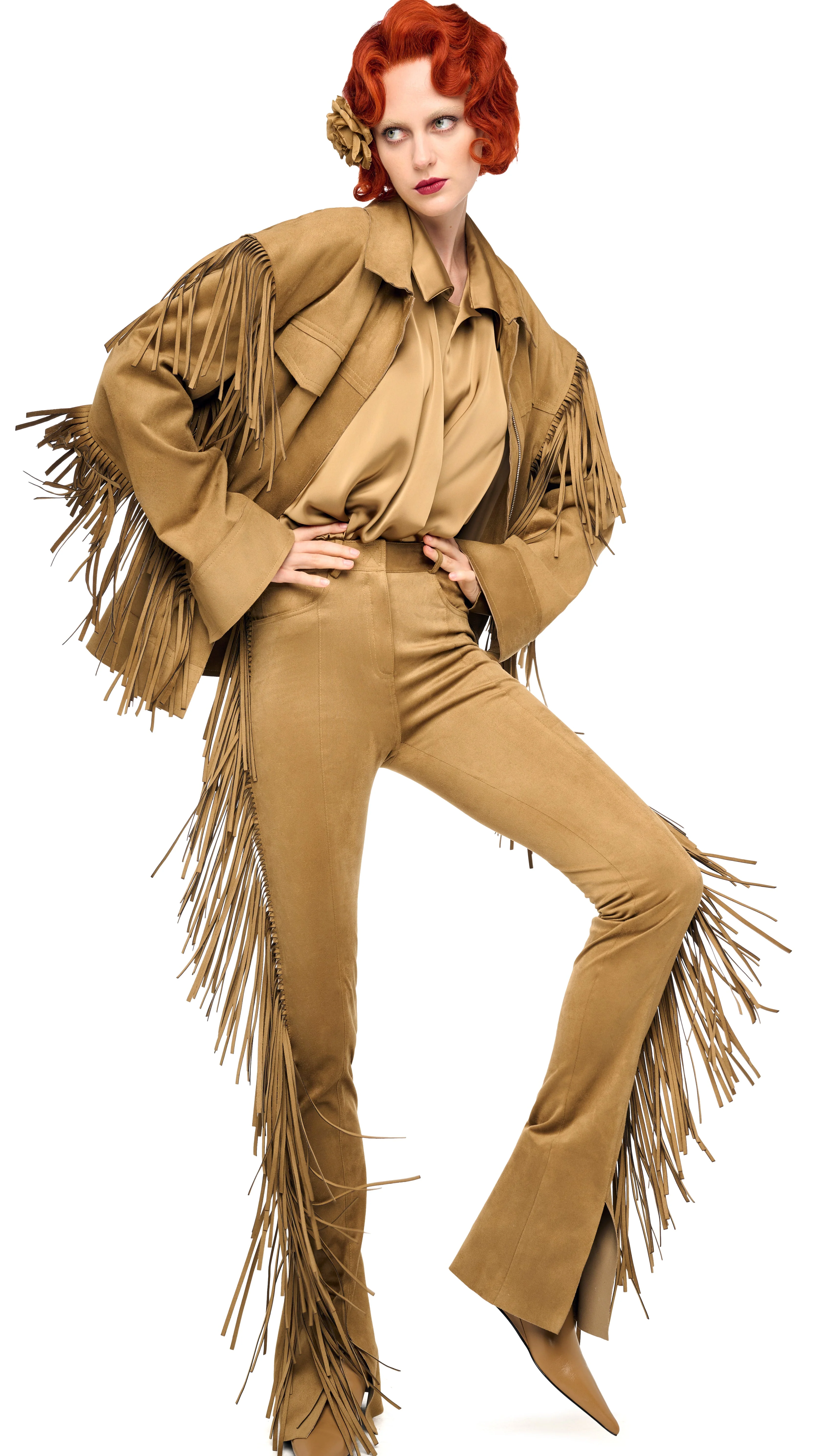 FRINGE SPAT JEANS - Image 10