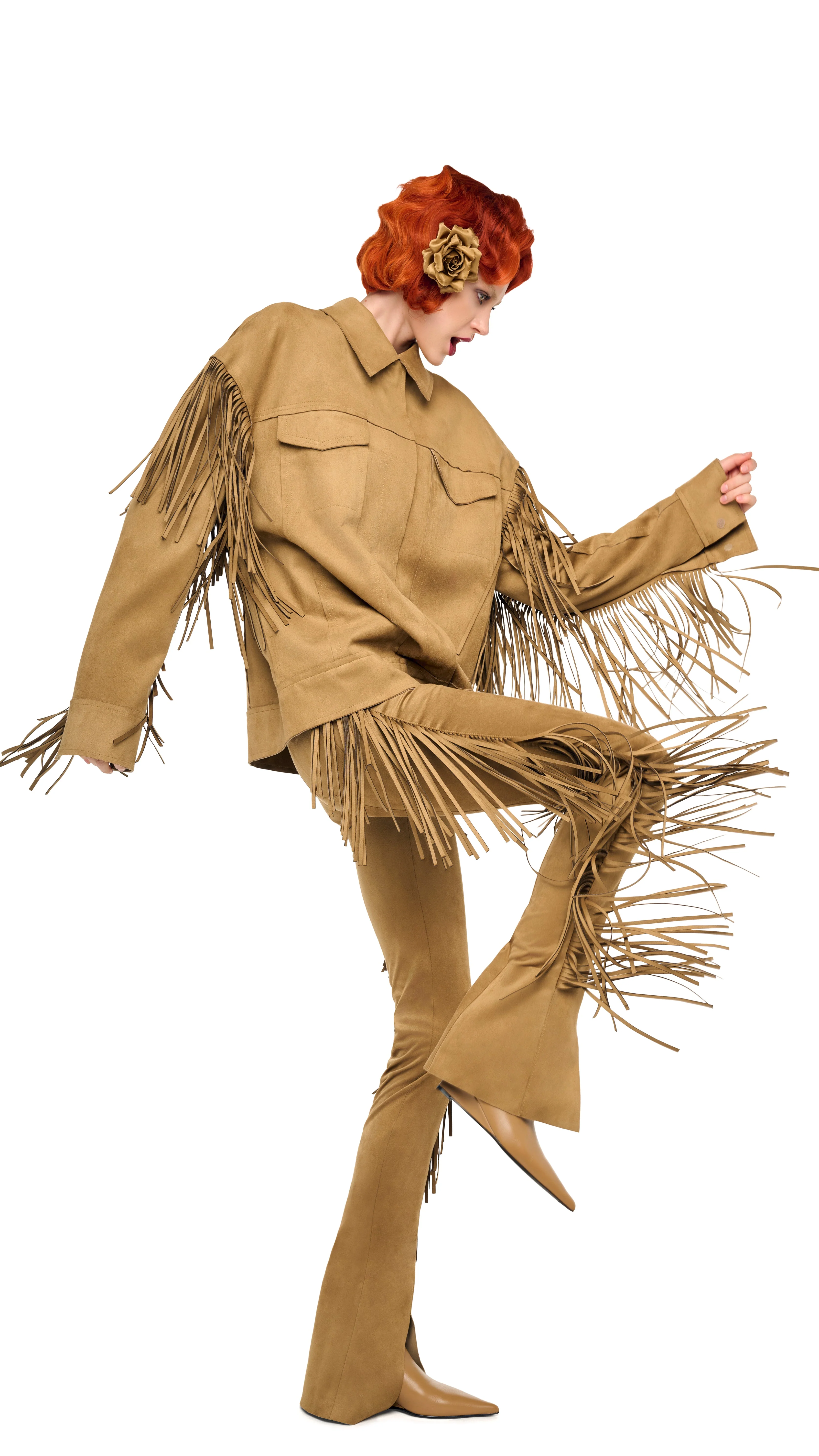 FRINGE SPAT JEANS - Image 11