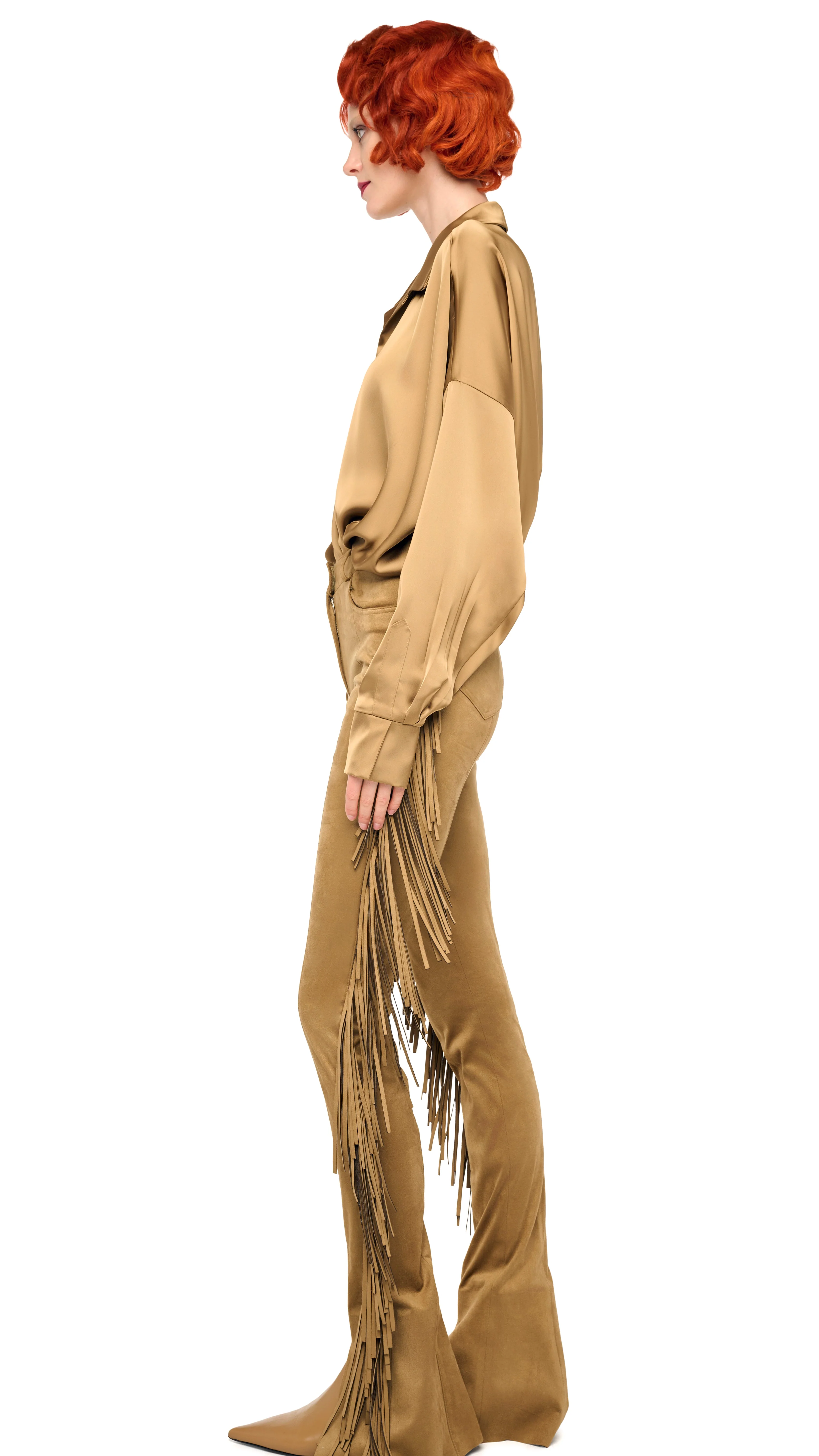 FRINGE SPAT JEANS - Image 2