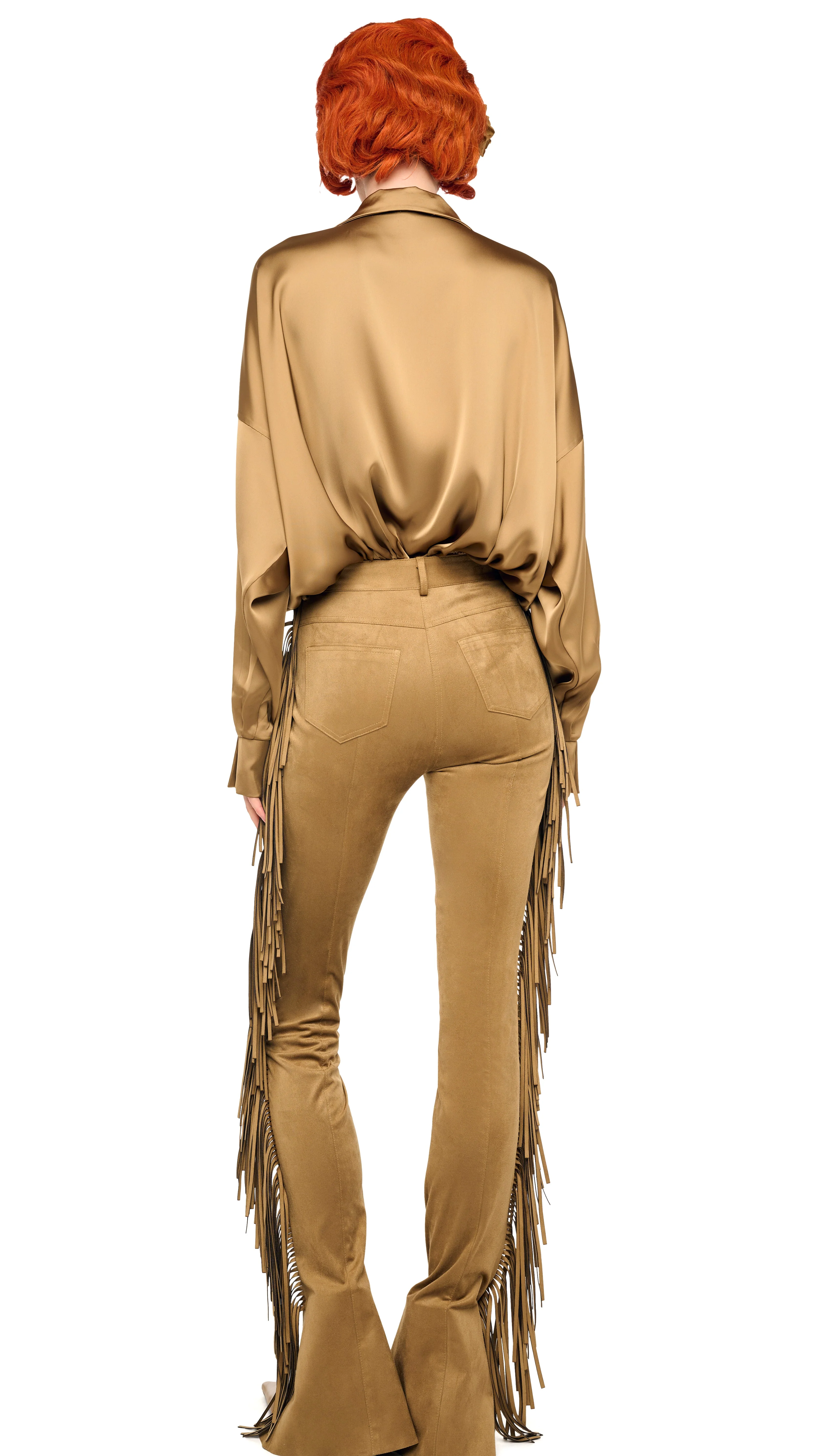 FRINGE SPAT JEANS - Image 3