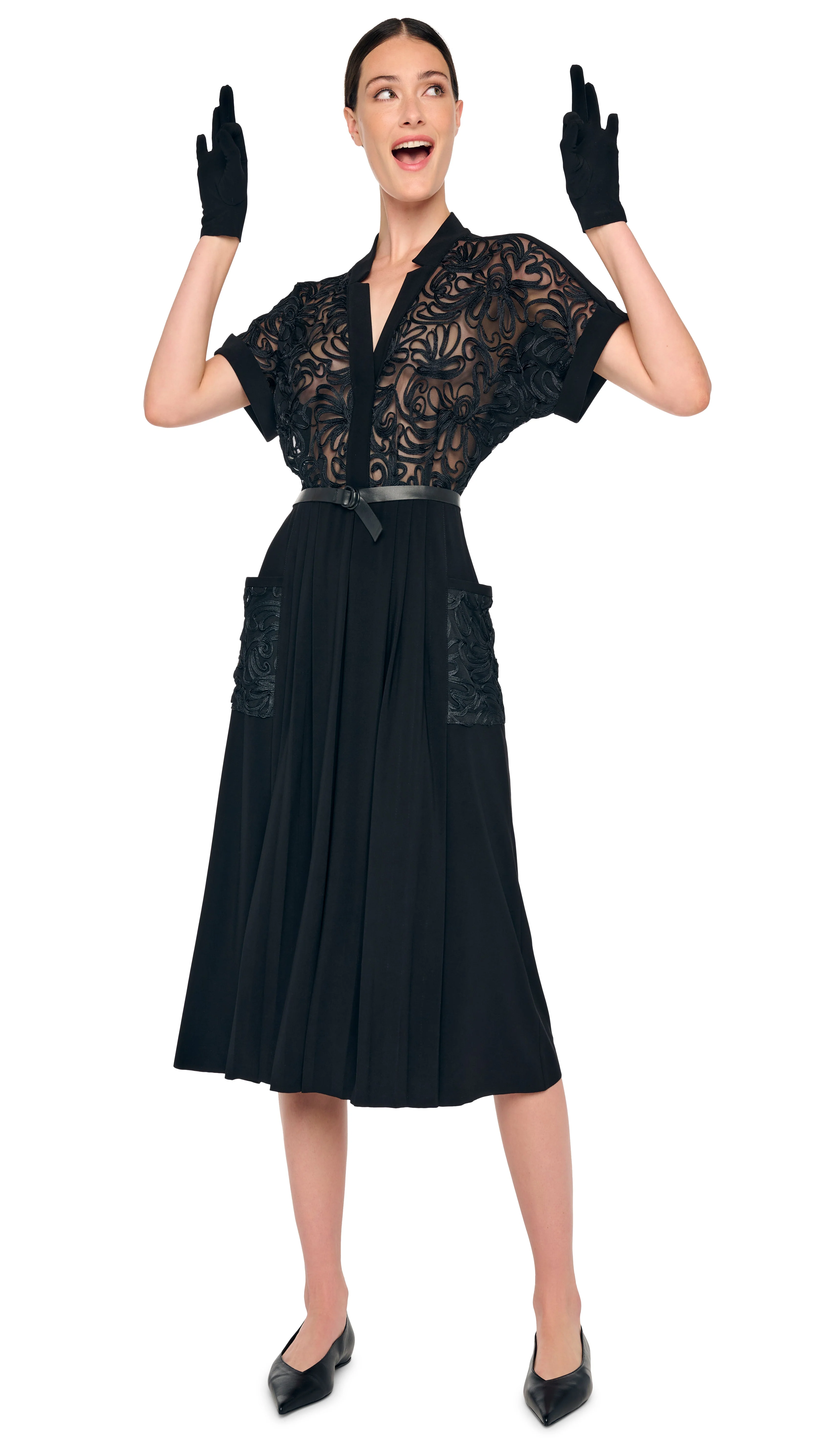 GERALYN SHORT SLEEVE DRESS - Image 5