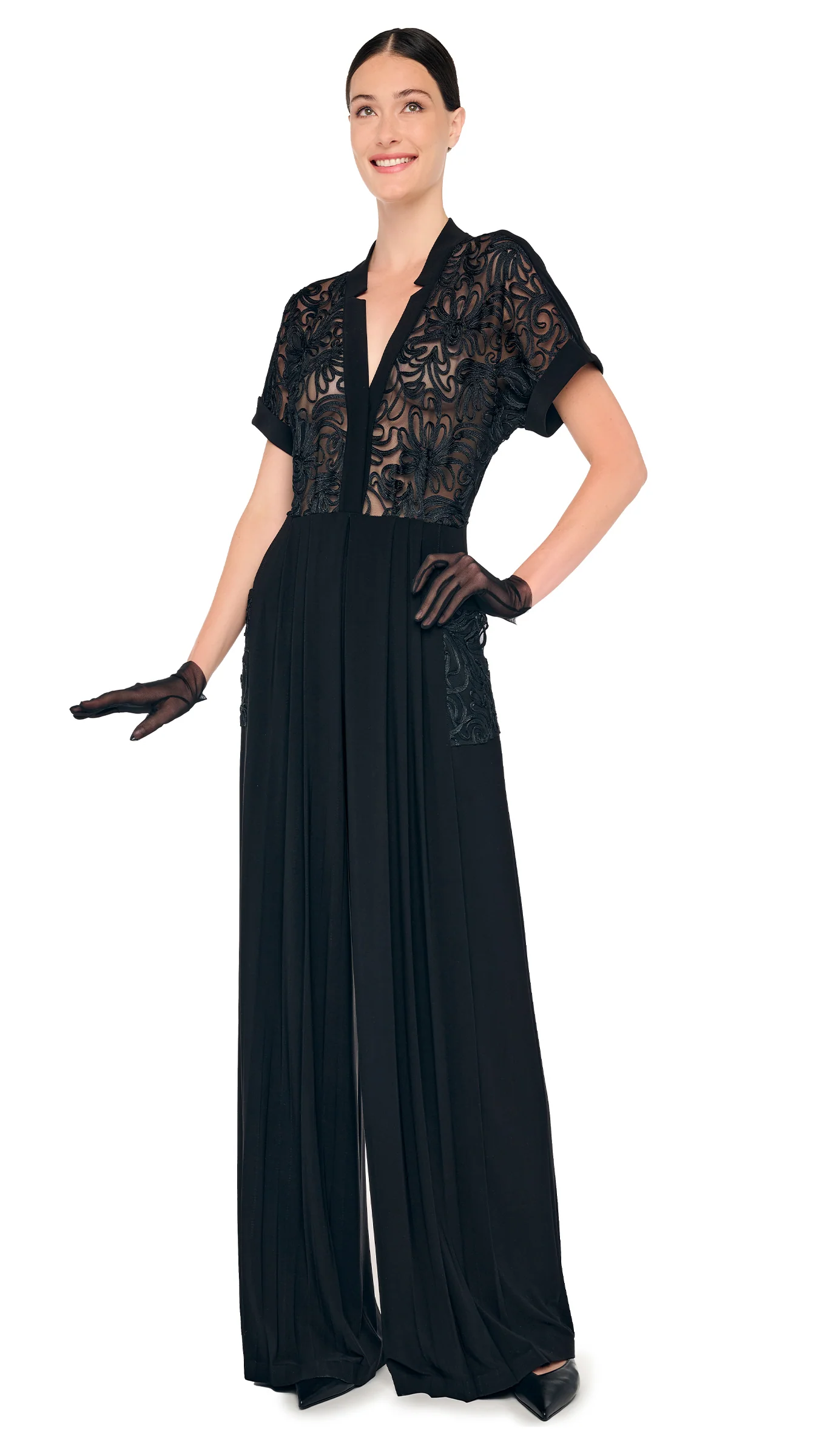 GERALYN SHORT SLEEVE JUMPSUIT
