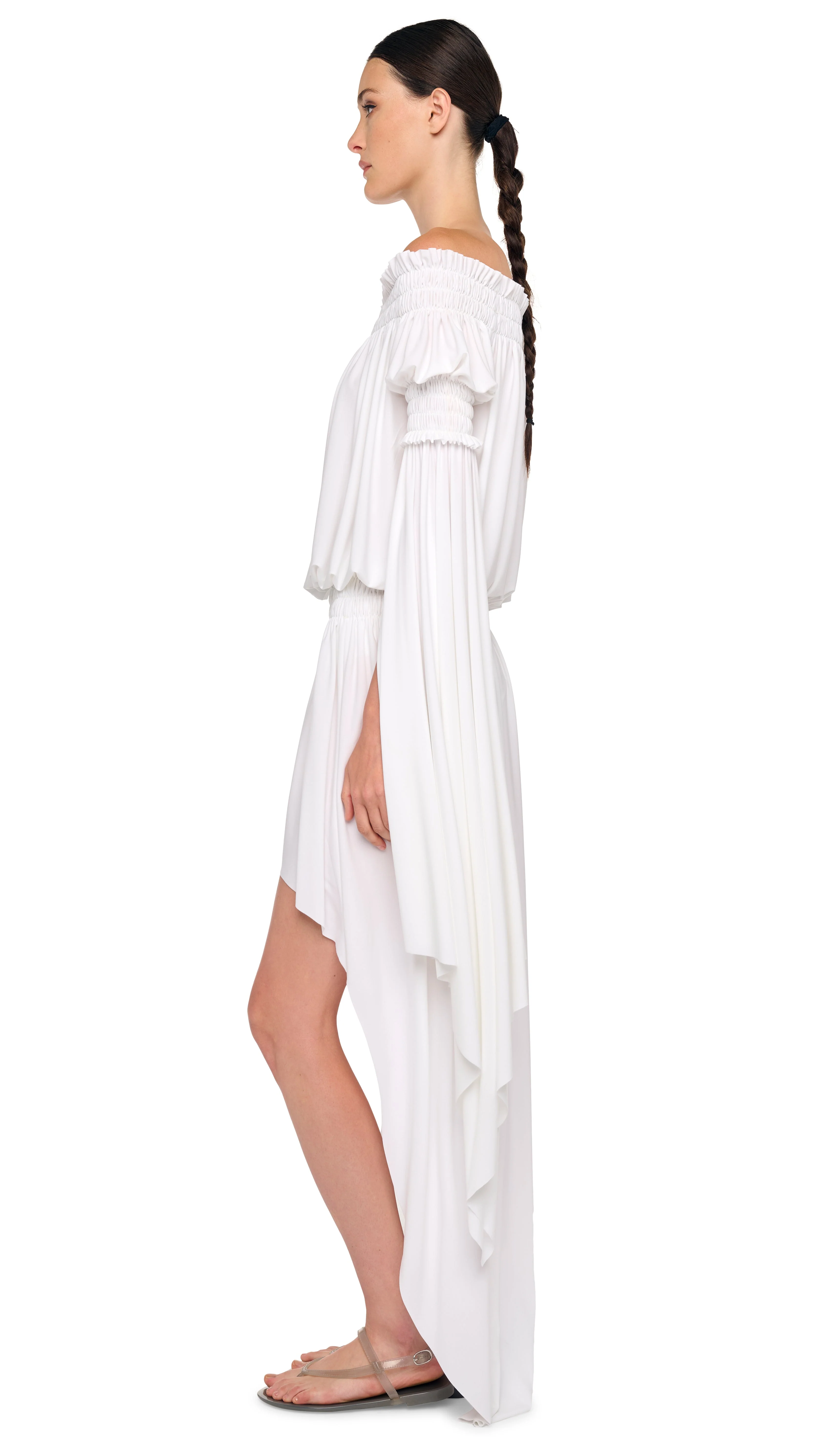 HI LOW PEASANT SKIRT - Image 2