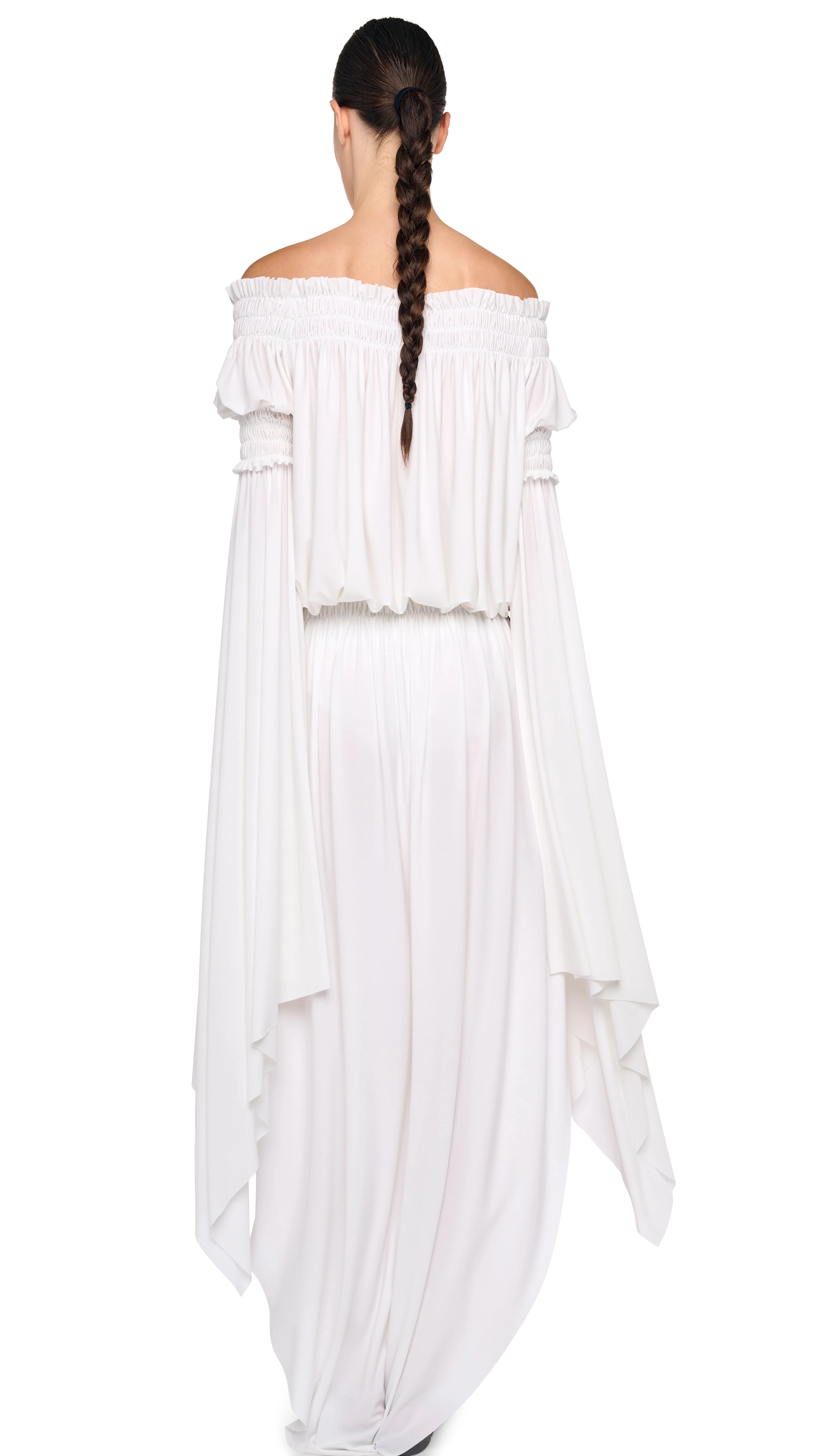 HI LOW PEASANT SKIRT - Image 3