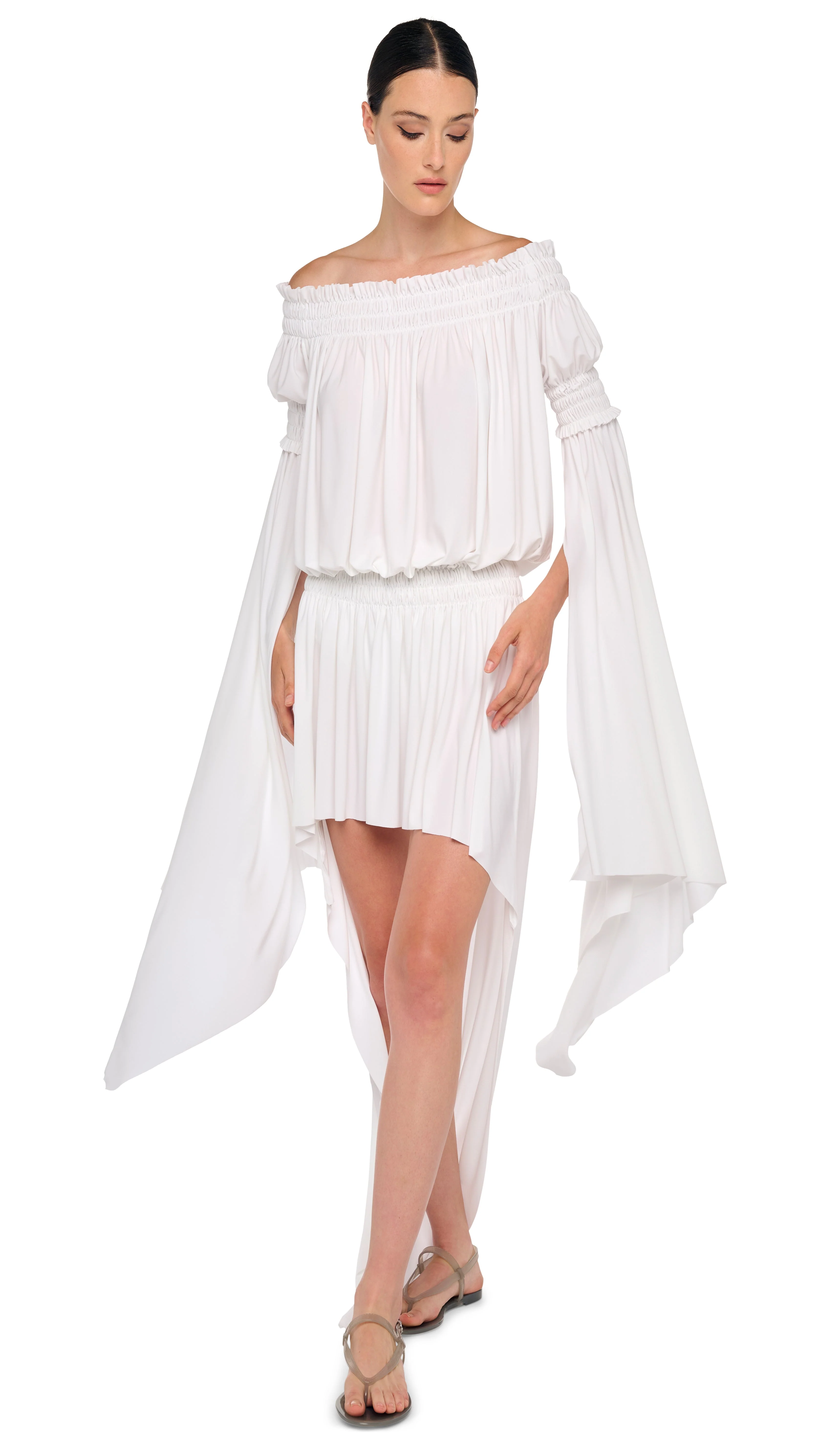 HI LOW PEASANT SKIRT - Image 5
