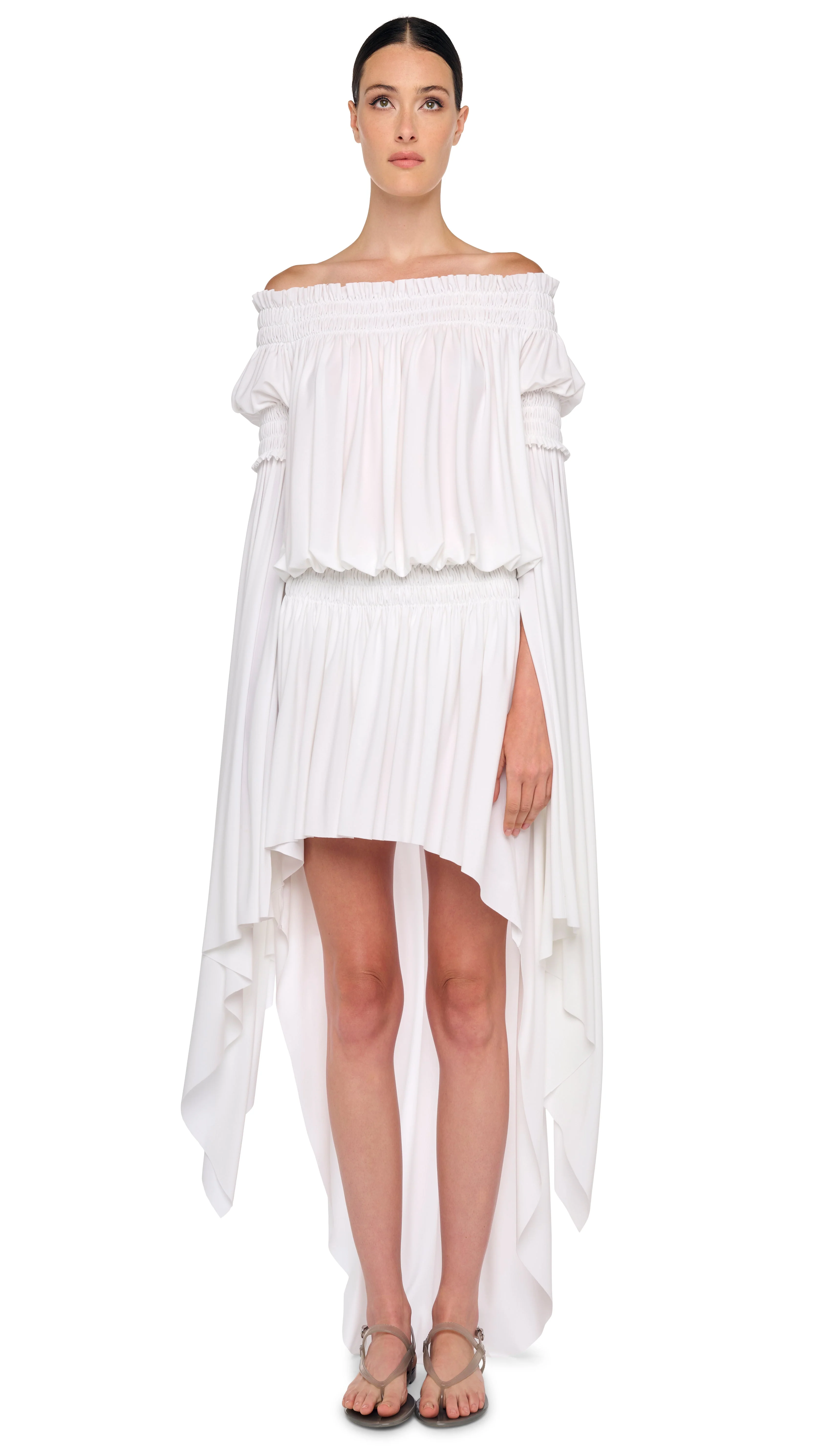HI LOW PEASANT SKIRT - Image 7