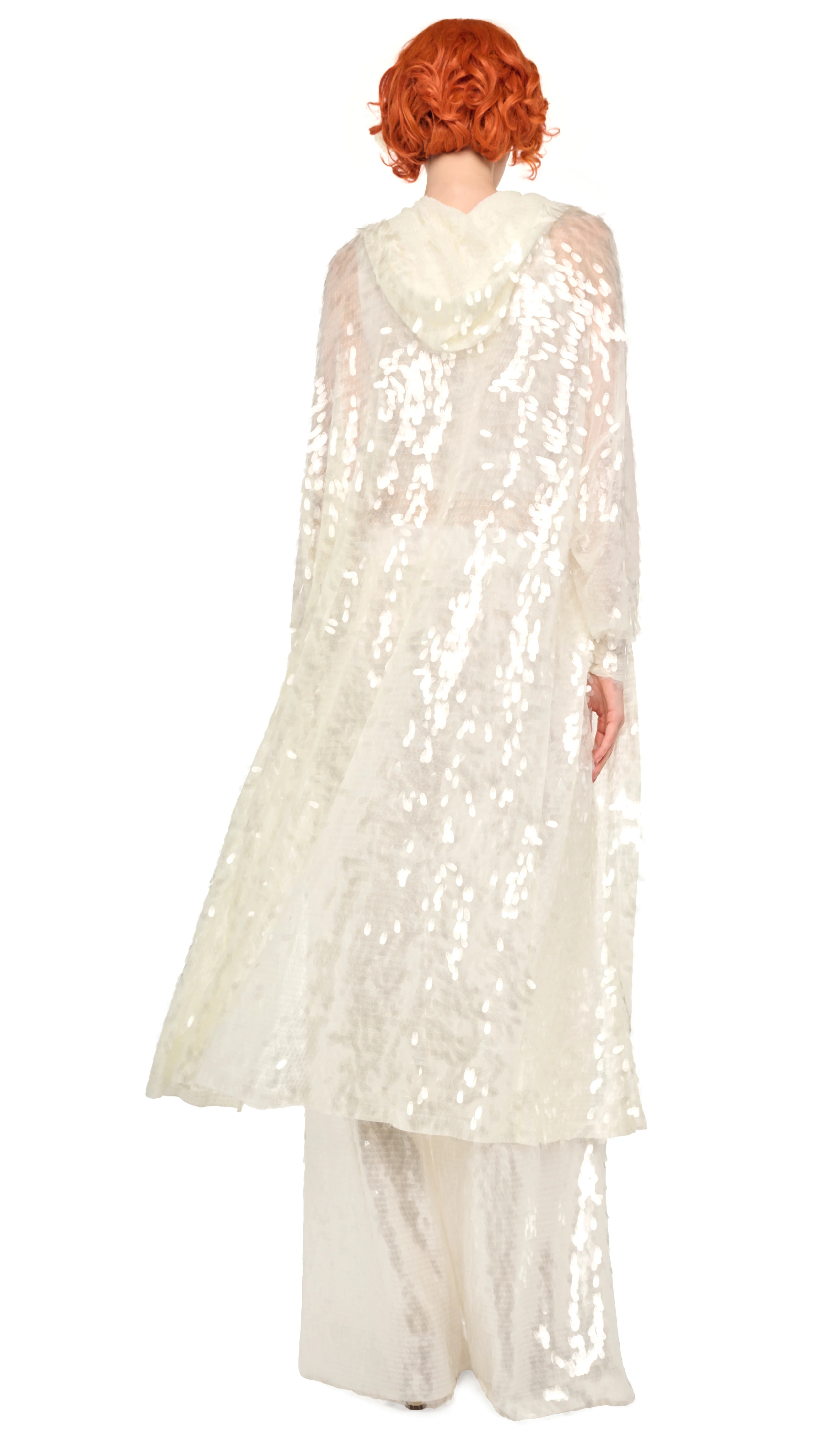 HOODED ROBE TO KNEE - Image 3