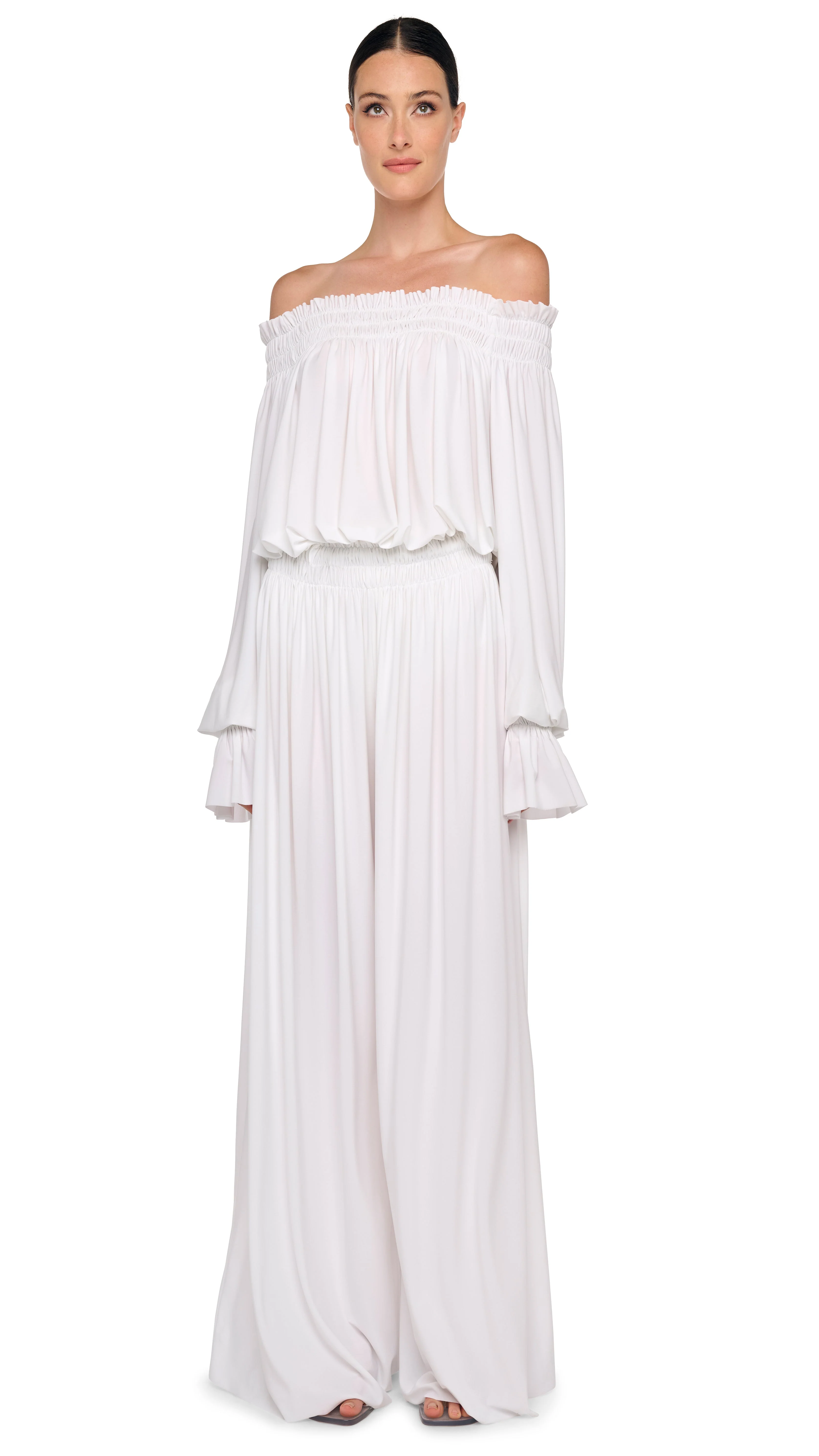 LONG SLEEVE PEASANT BODYSUIT - Image 4