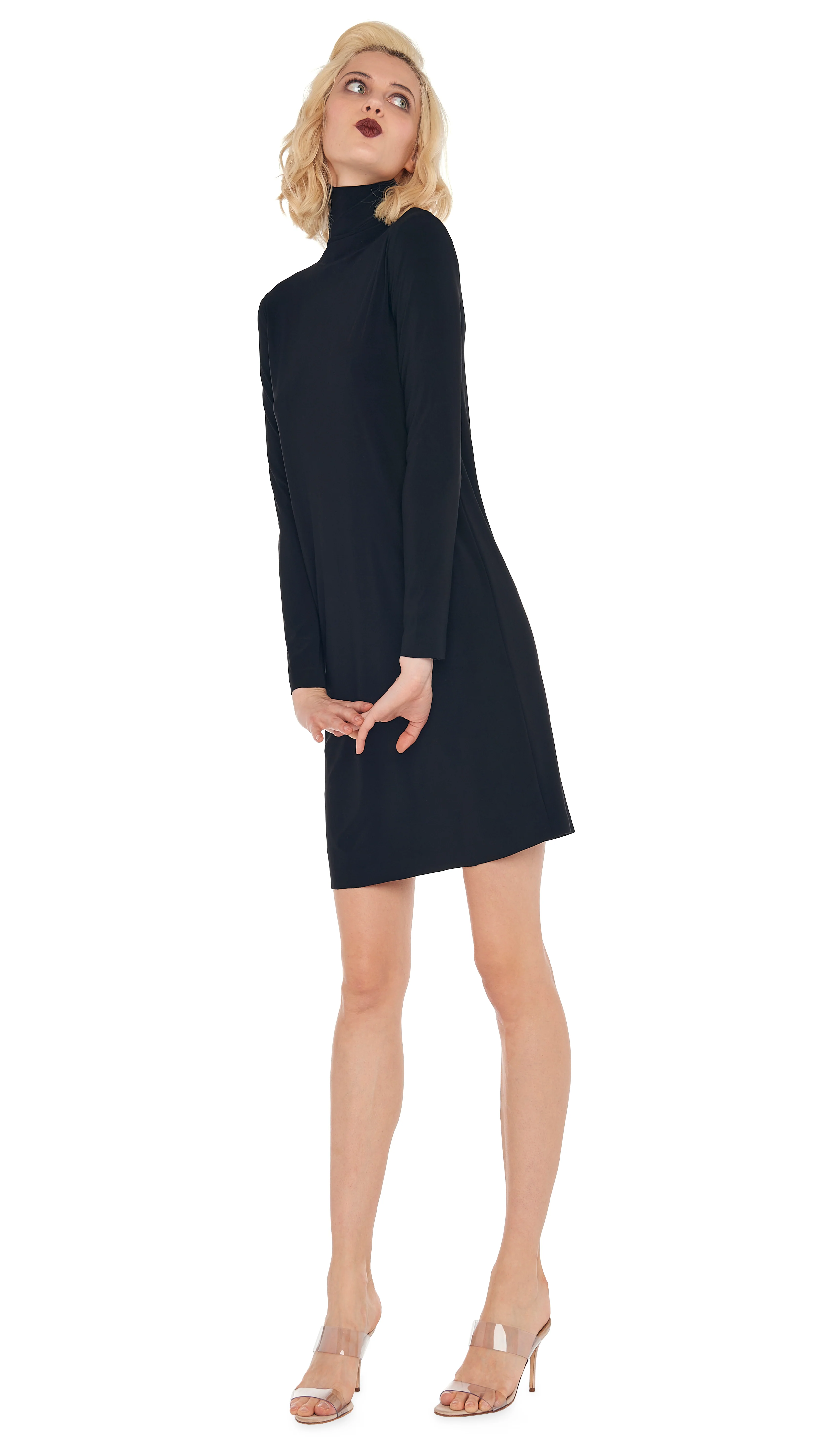 TURTLENECK DRESS TO KNEE - Image 7