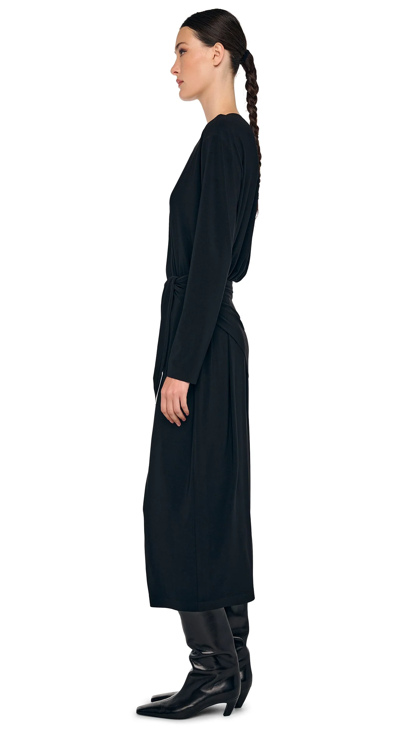 OVERSIZED LONG SLEEVE DRESS TO MIDCALF - Image 2