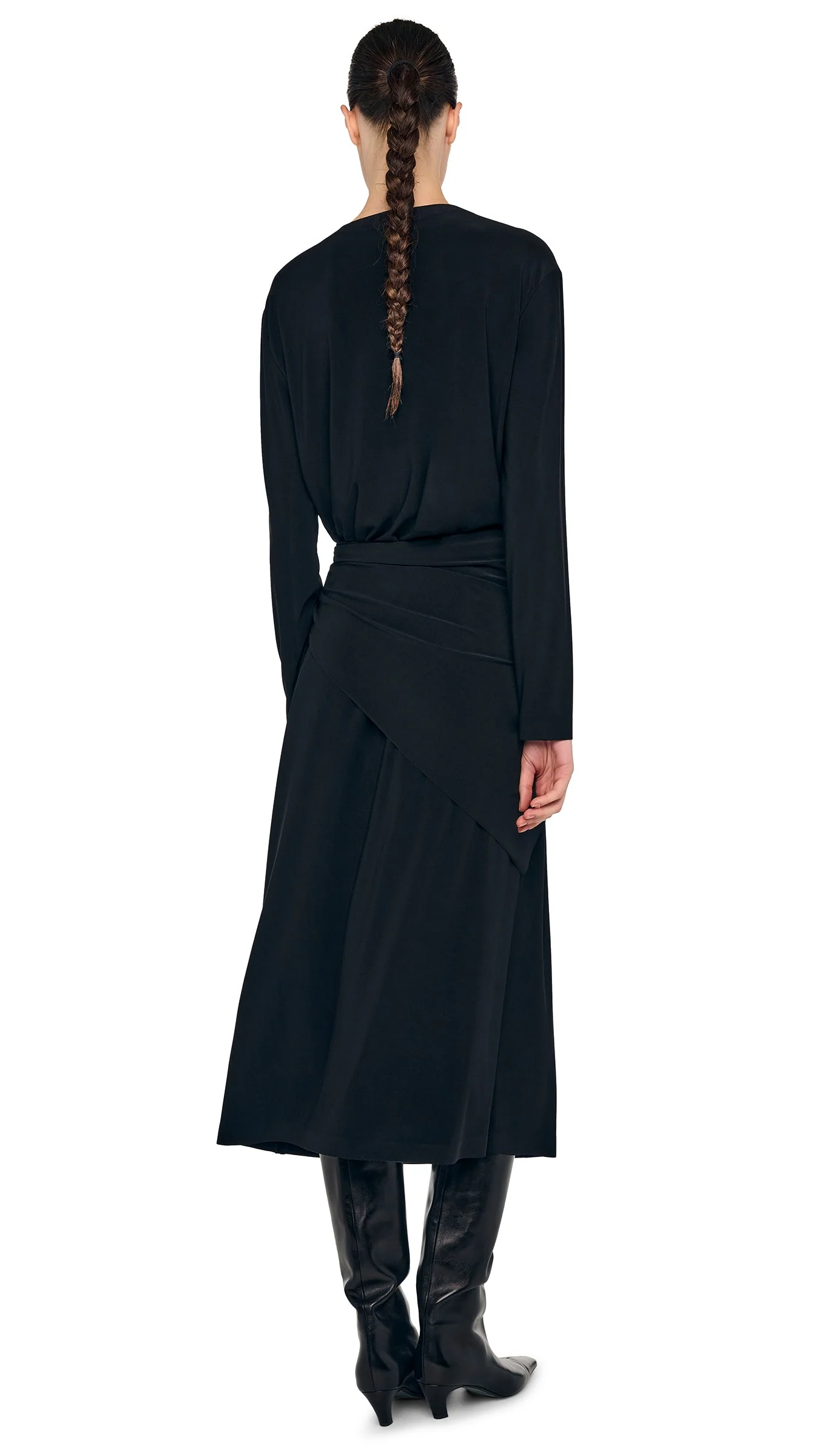 OVERSIZED LONG SLEEVE DRESS TO MIDCALF - Image 3