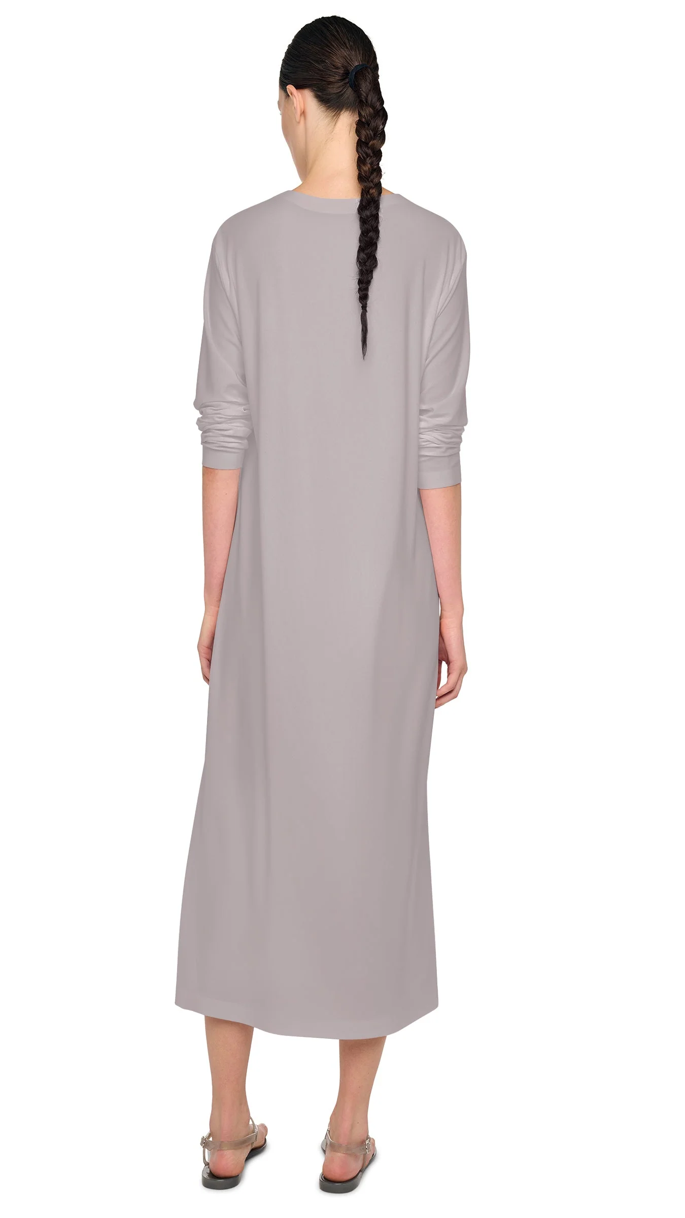 OVERSIZED LONG SLEEVE DRESS TO MIDCALF - Image 3