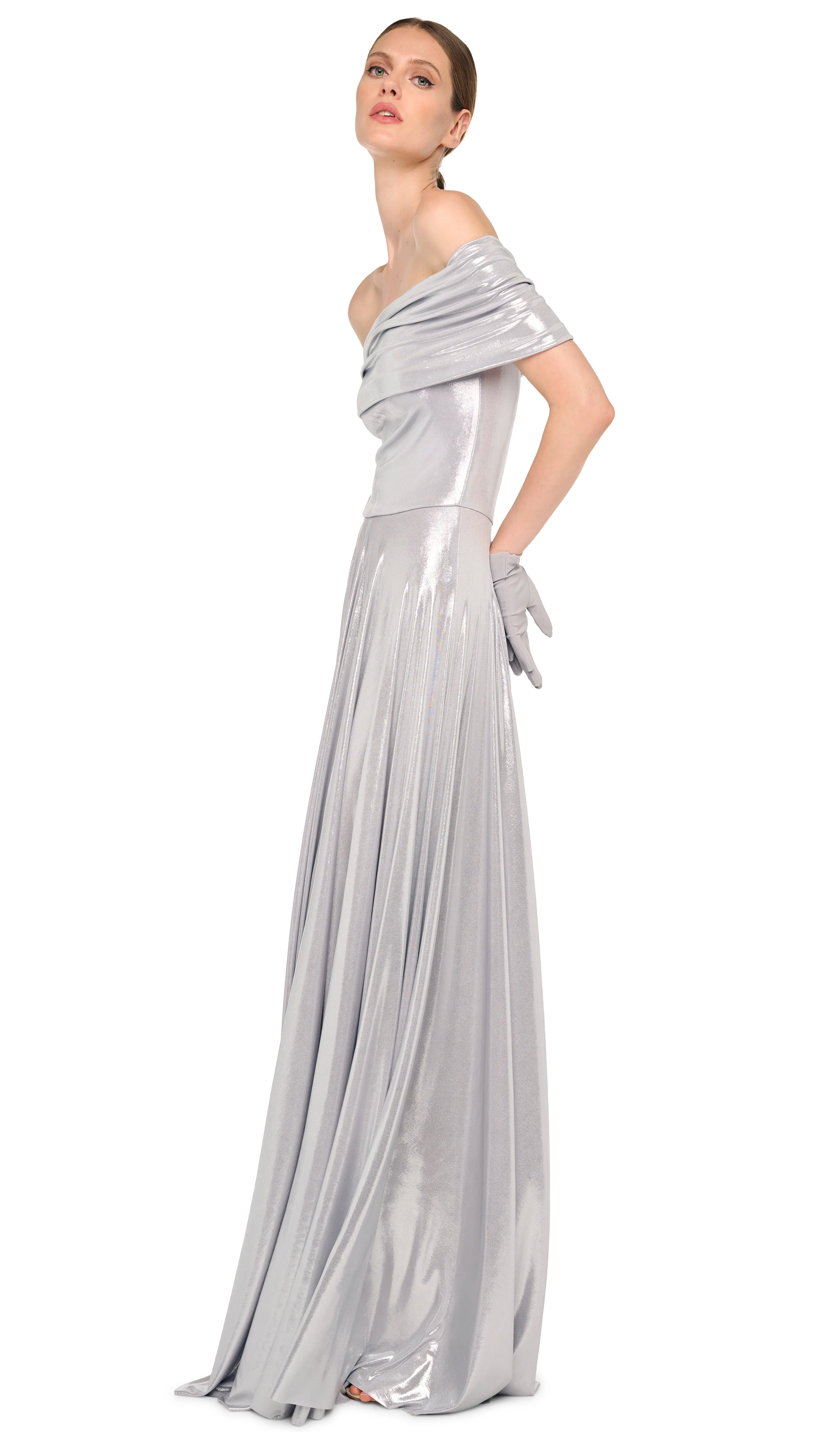 COWL FLARED GOWN - Image 6