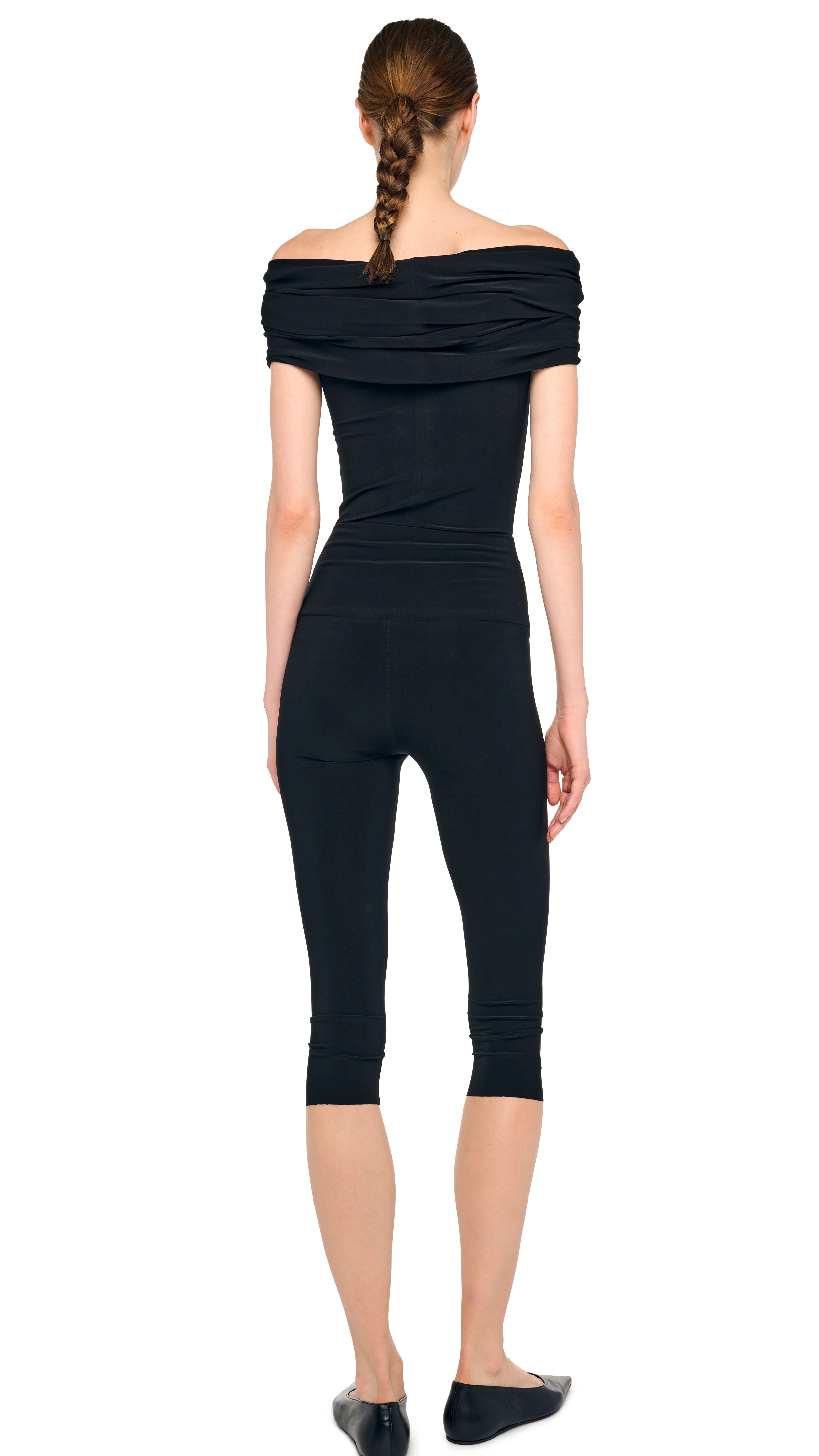 COWL HOODED BODYSUIT - Image 11