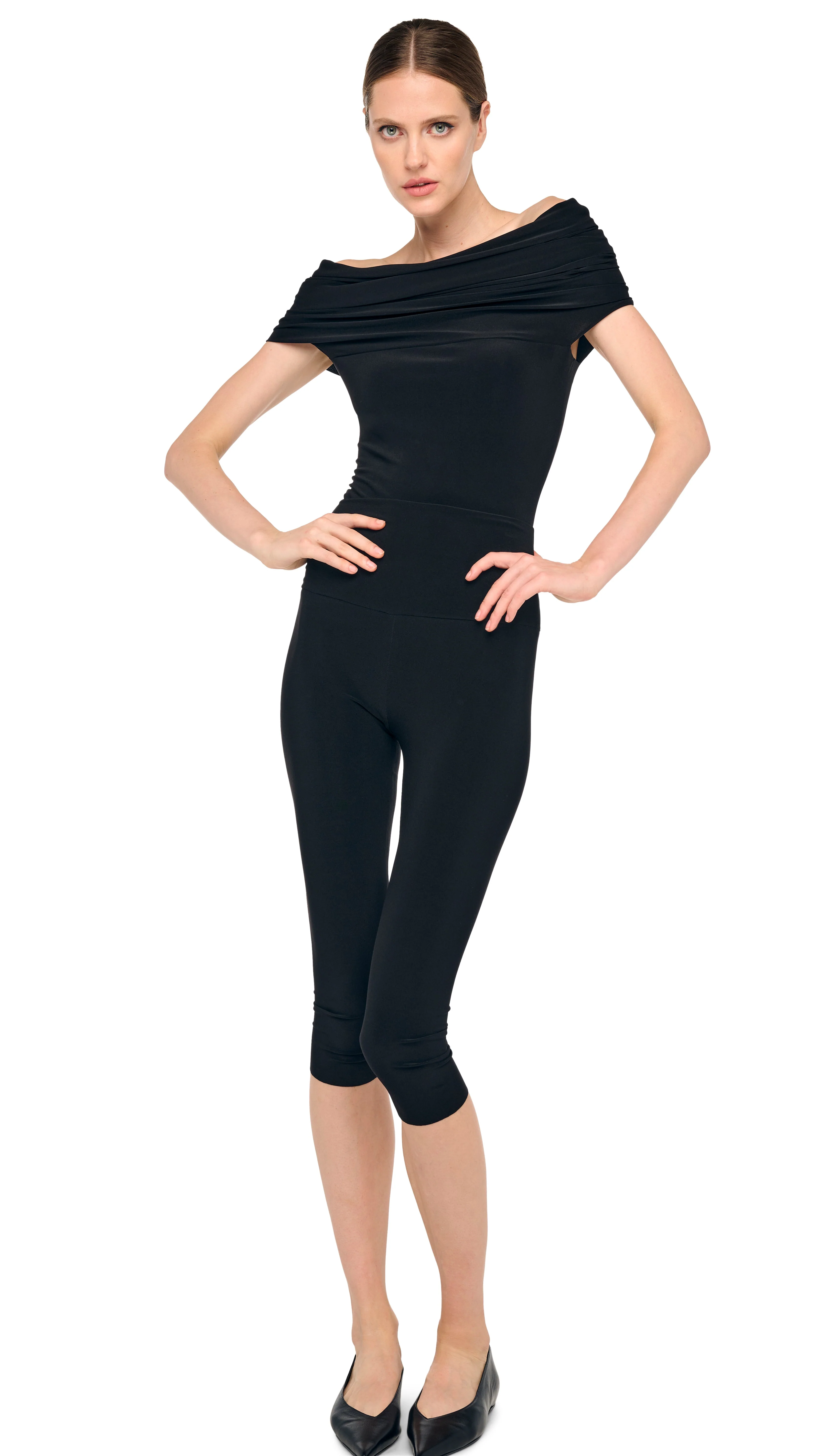 COWL HOODED BODYSUIT - Image 12