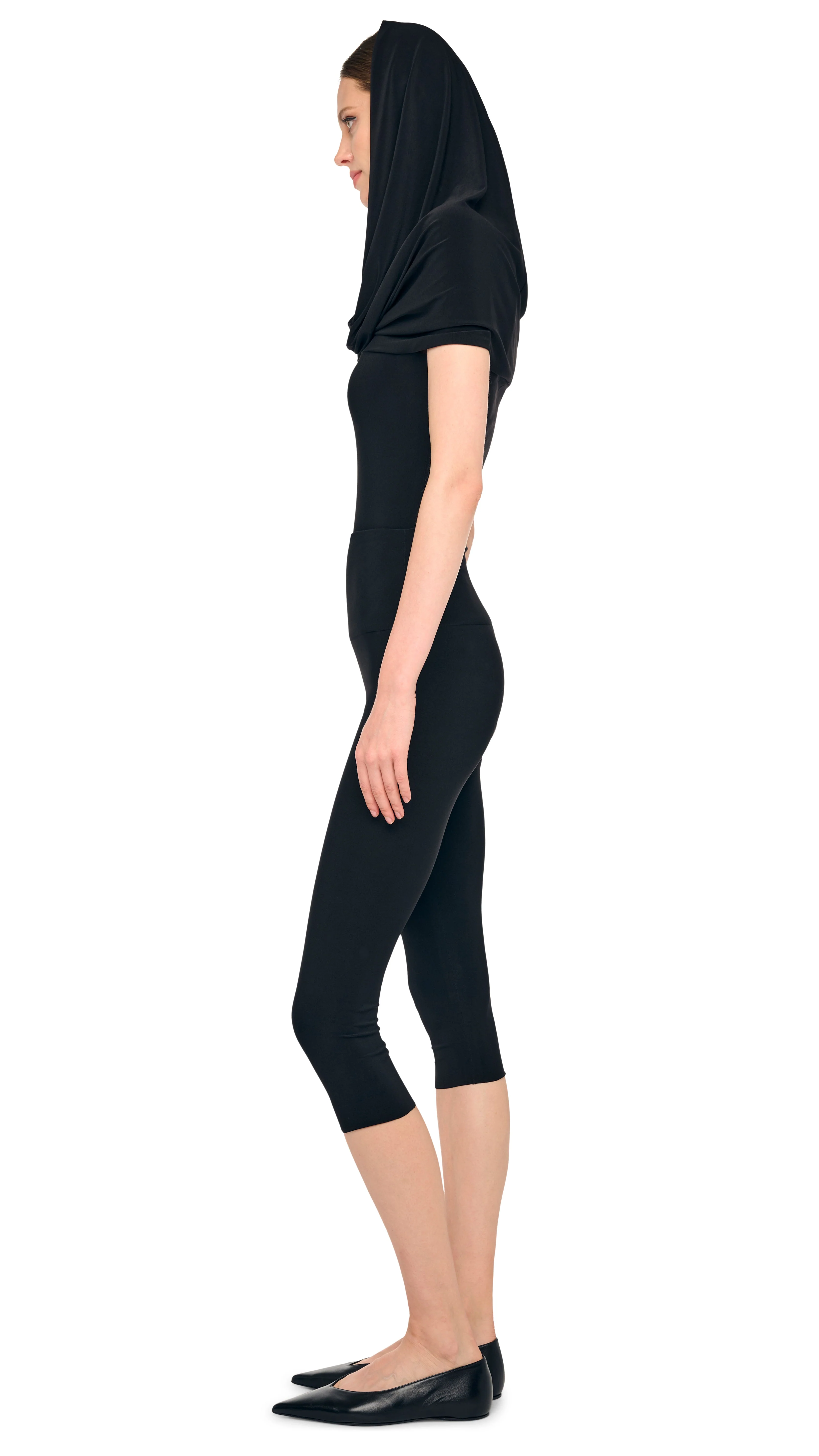 COWL HOODED BODYSUIT - Image 2