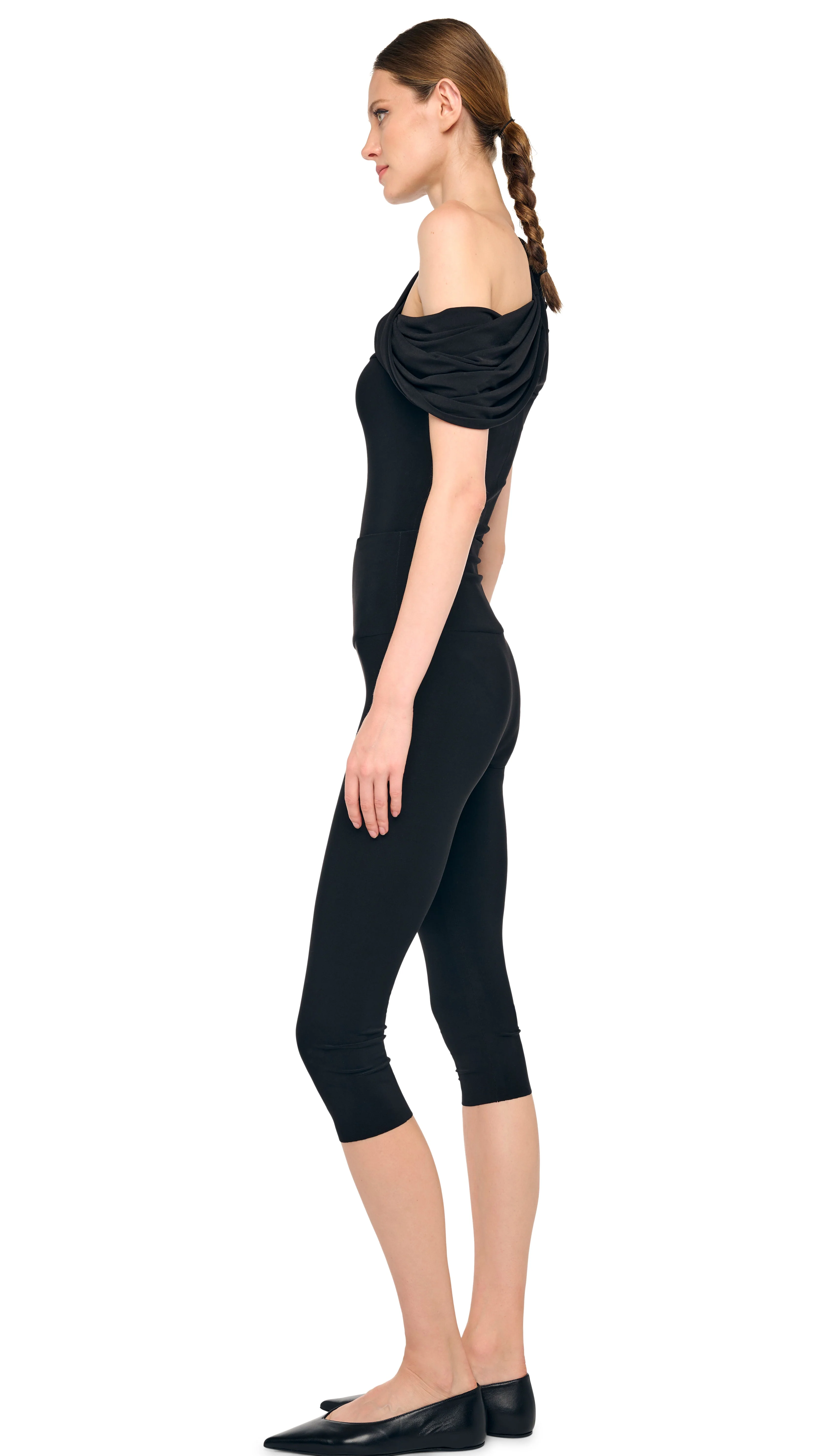 COWL HOODED BODYSUIT - Image 6