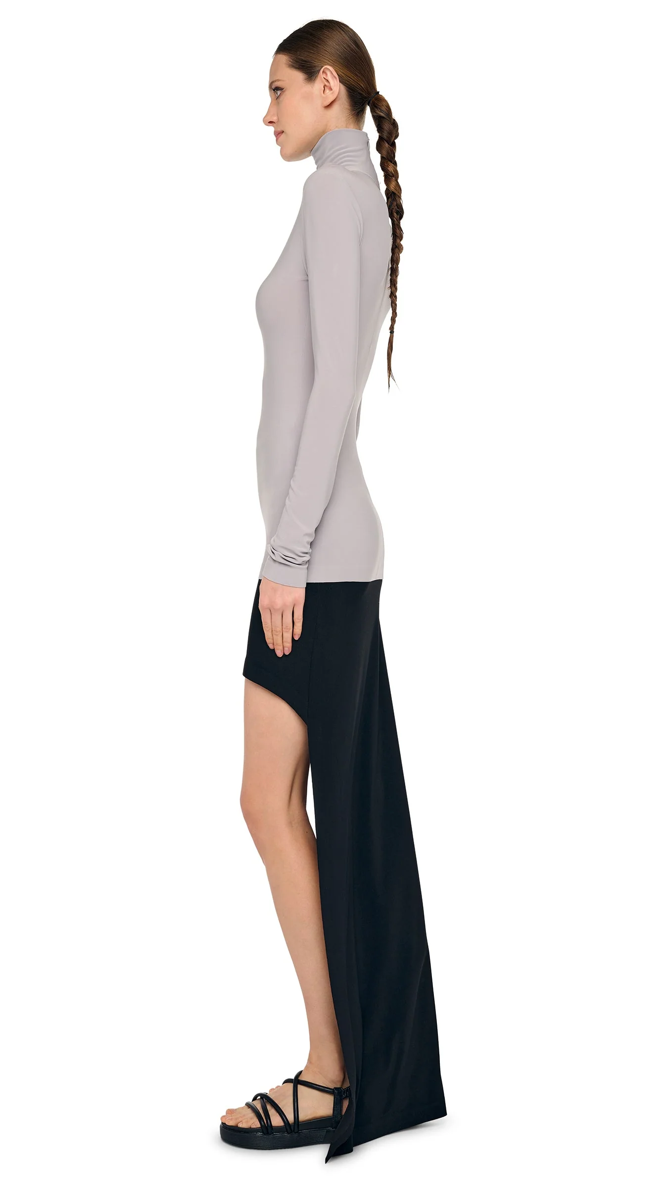 SLIM FIT LONG SLEEVE TURTLE TOP - Image 2