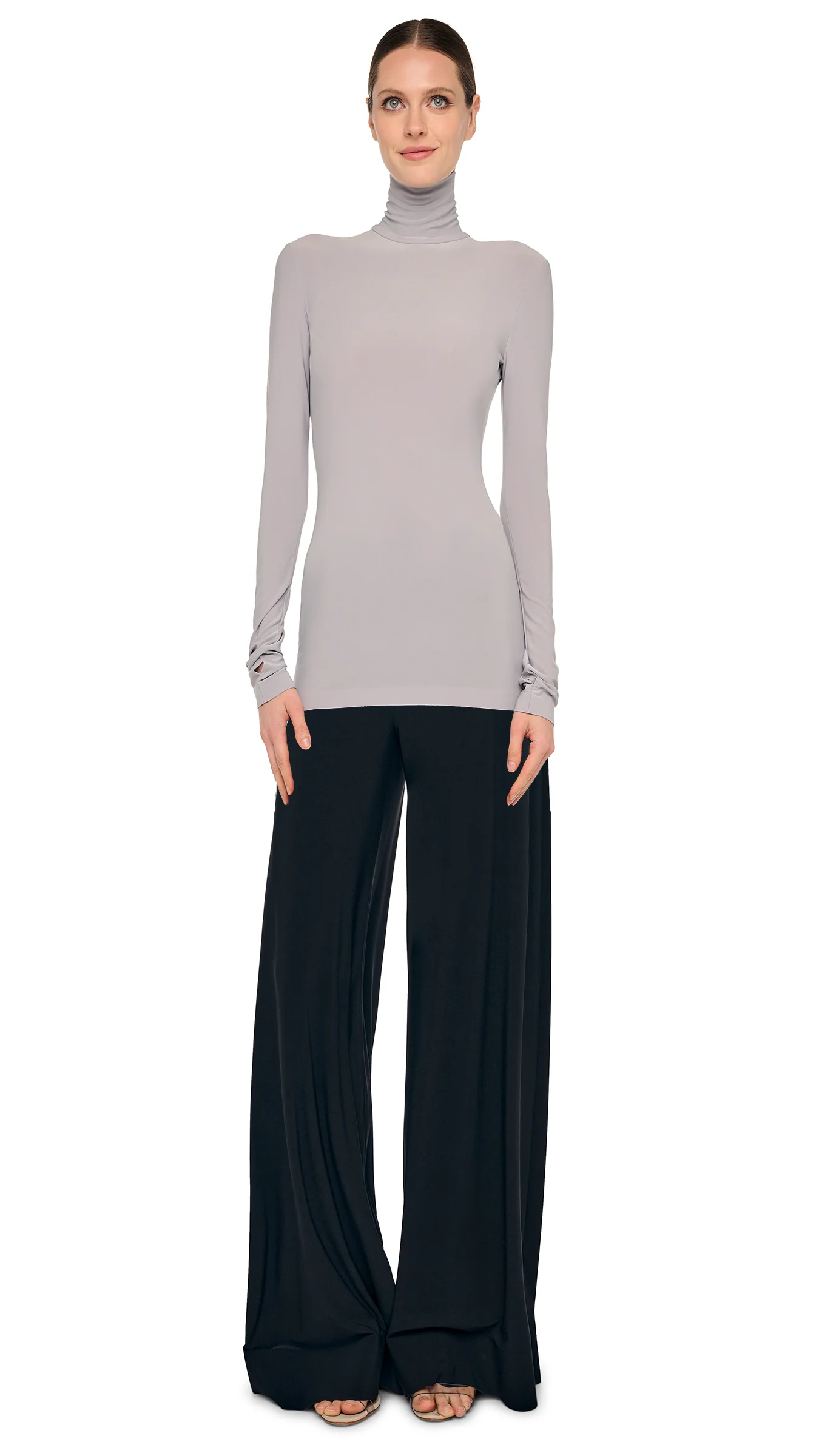 SLIM FIT LONG SLEEVE TURTLE TOP - Image 4