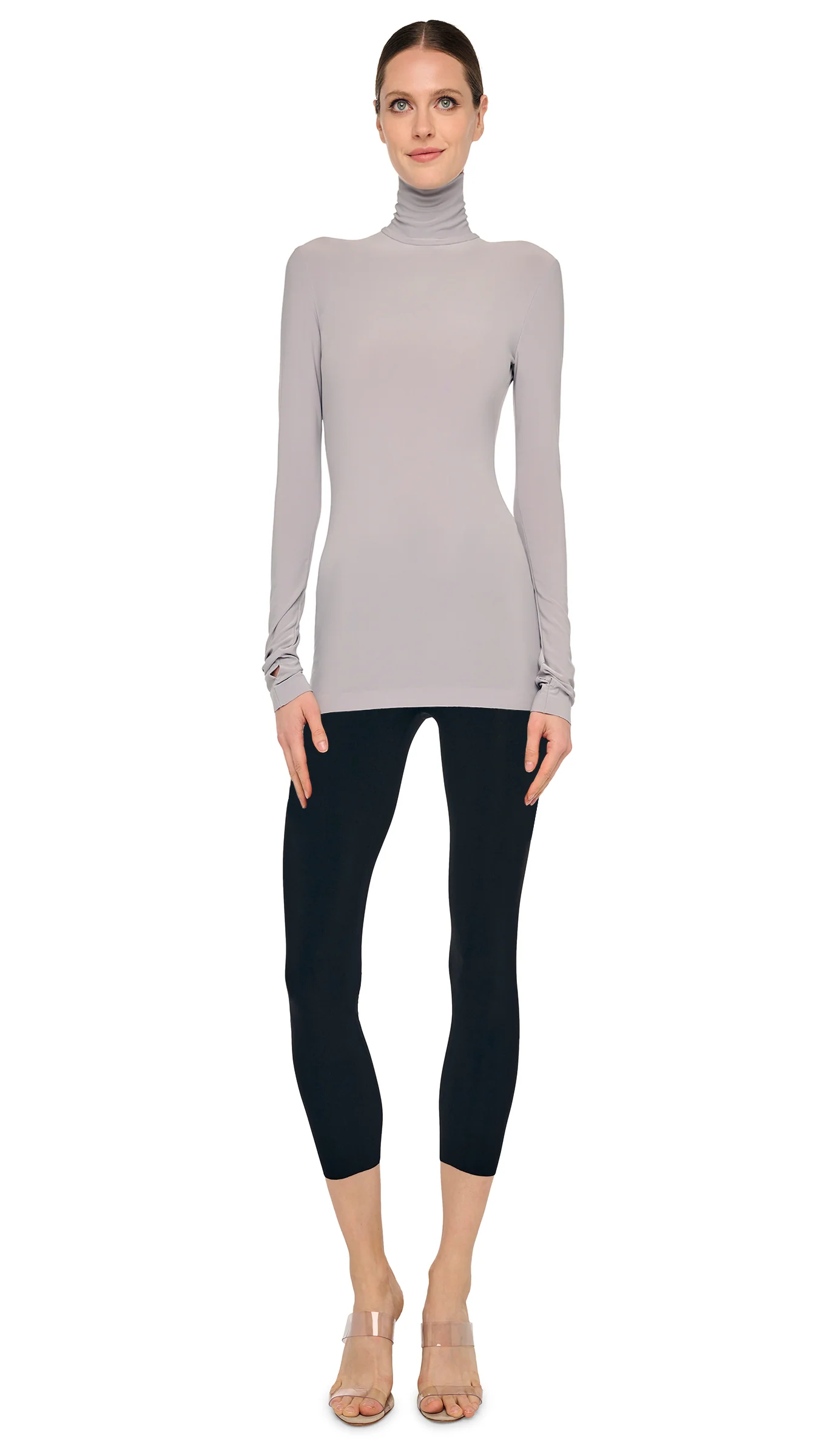 SLIM FIT LONG SLEEVE TURTLE TOP - Image 5