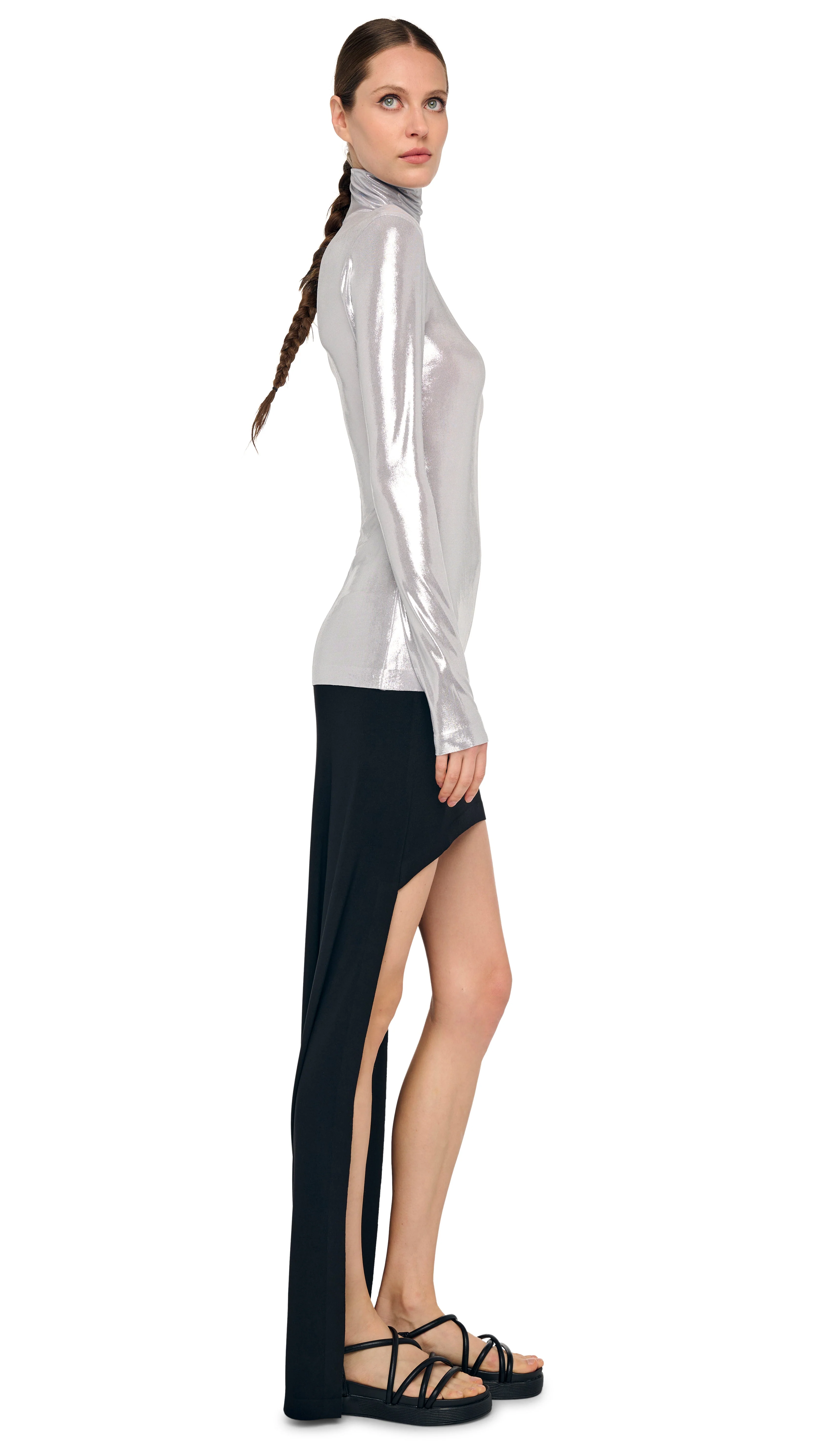 SLIM FIT LONG SLEEVE TURTLE TOP - Image 4