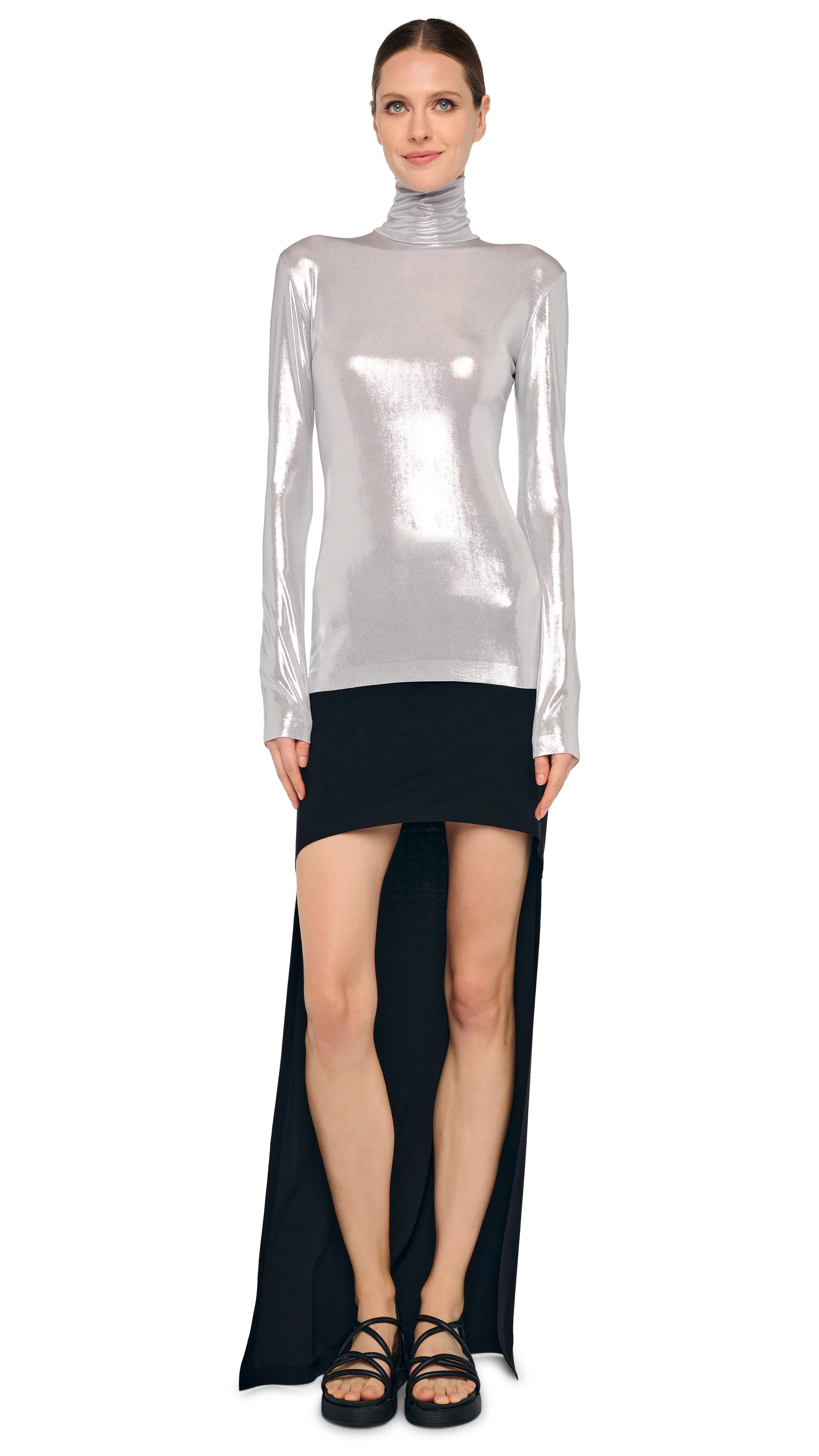 SLIM FIT LONG SLEEVE TURTLE TOP - Image 5