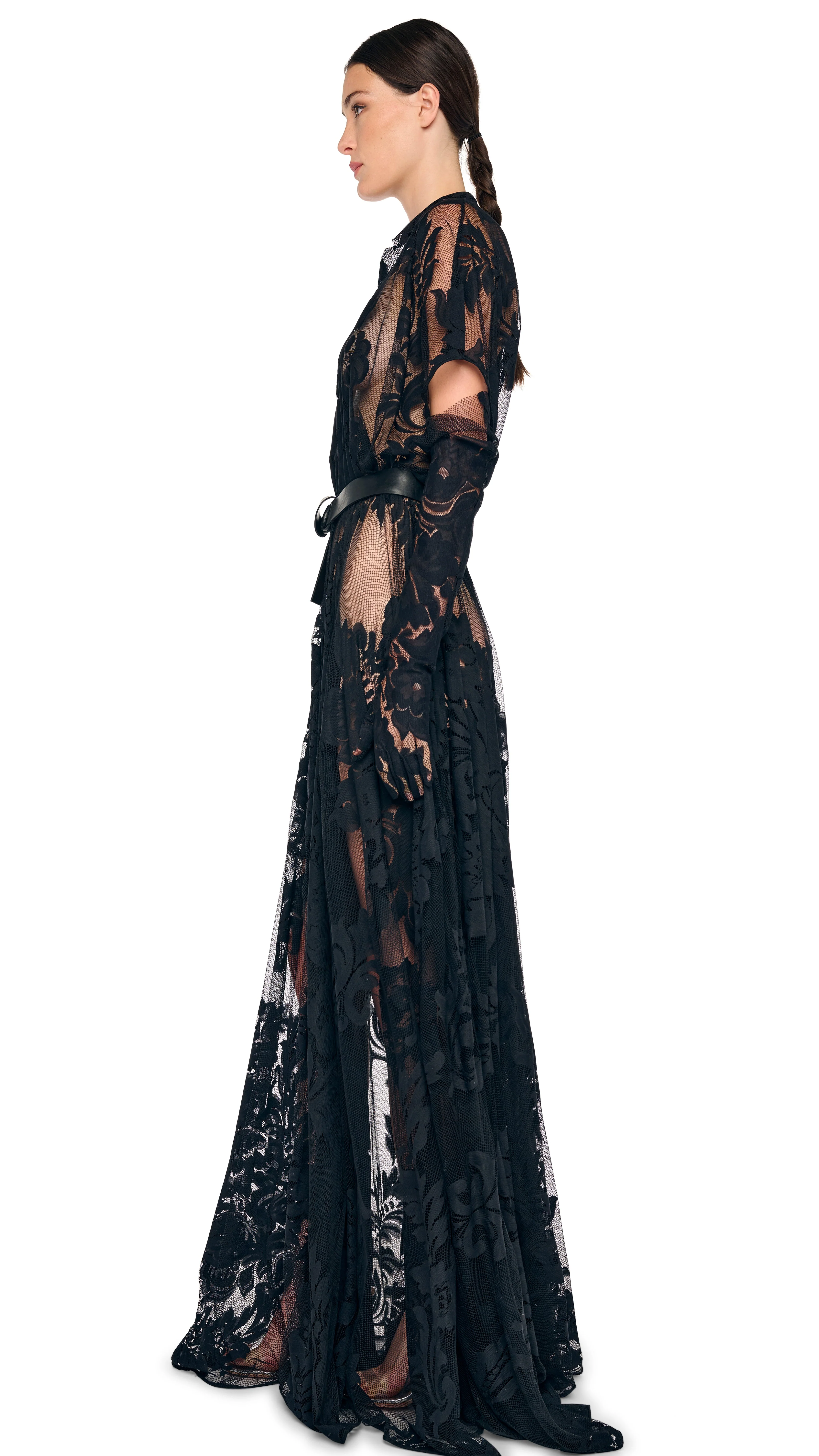 SUPER OS BF NK SHIRT FLARED GOWN - Image 2
