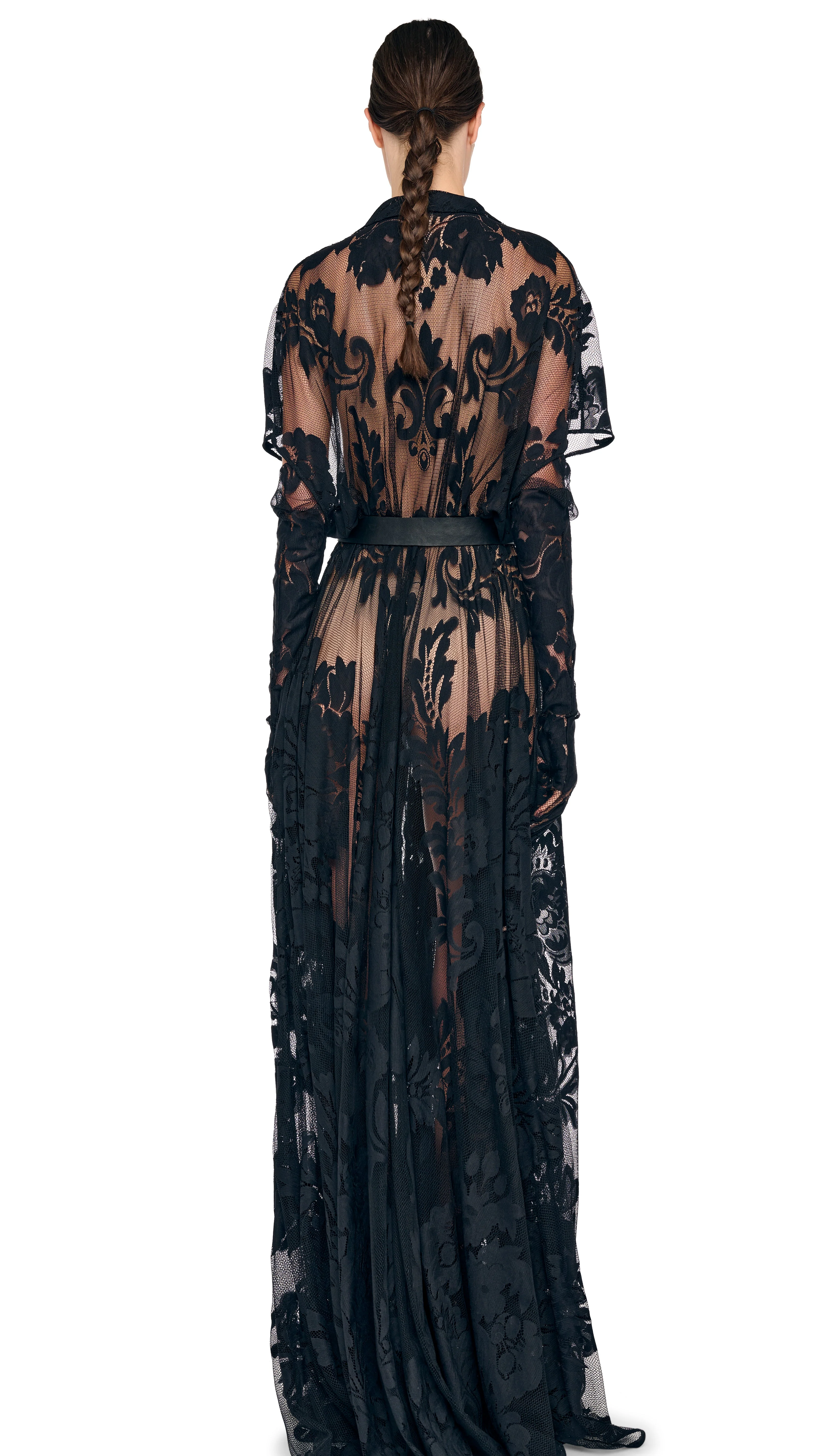 SUPER OS BF NK SHIRT FLARED GOWN - Image 3