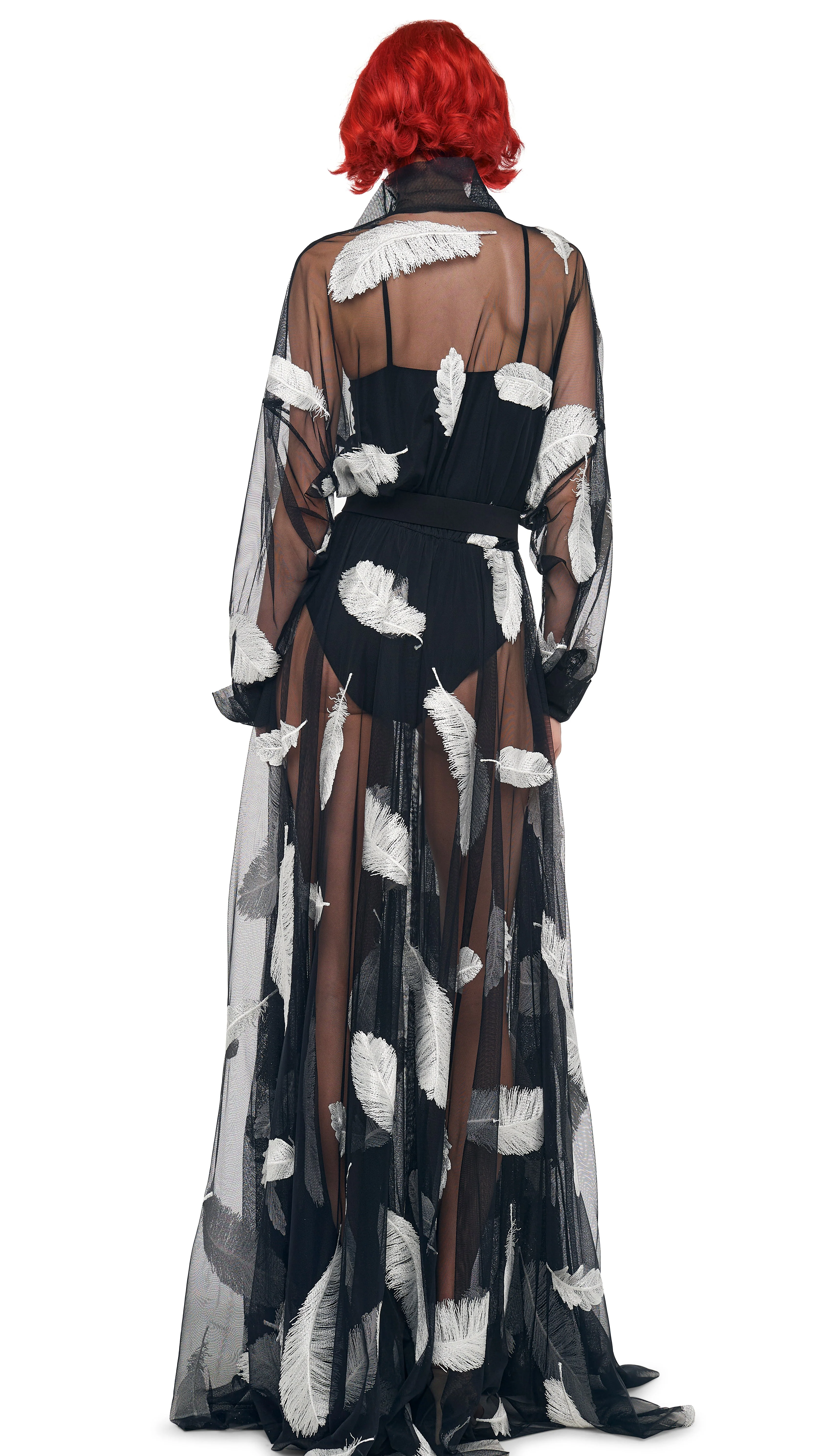 SUPER OS BF NK SHIRT FLARED GOWN - Image 9